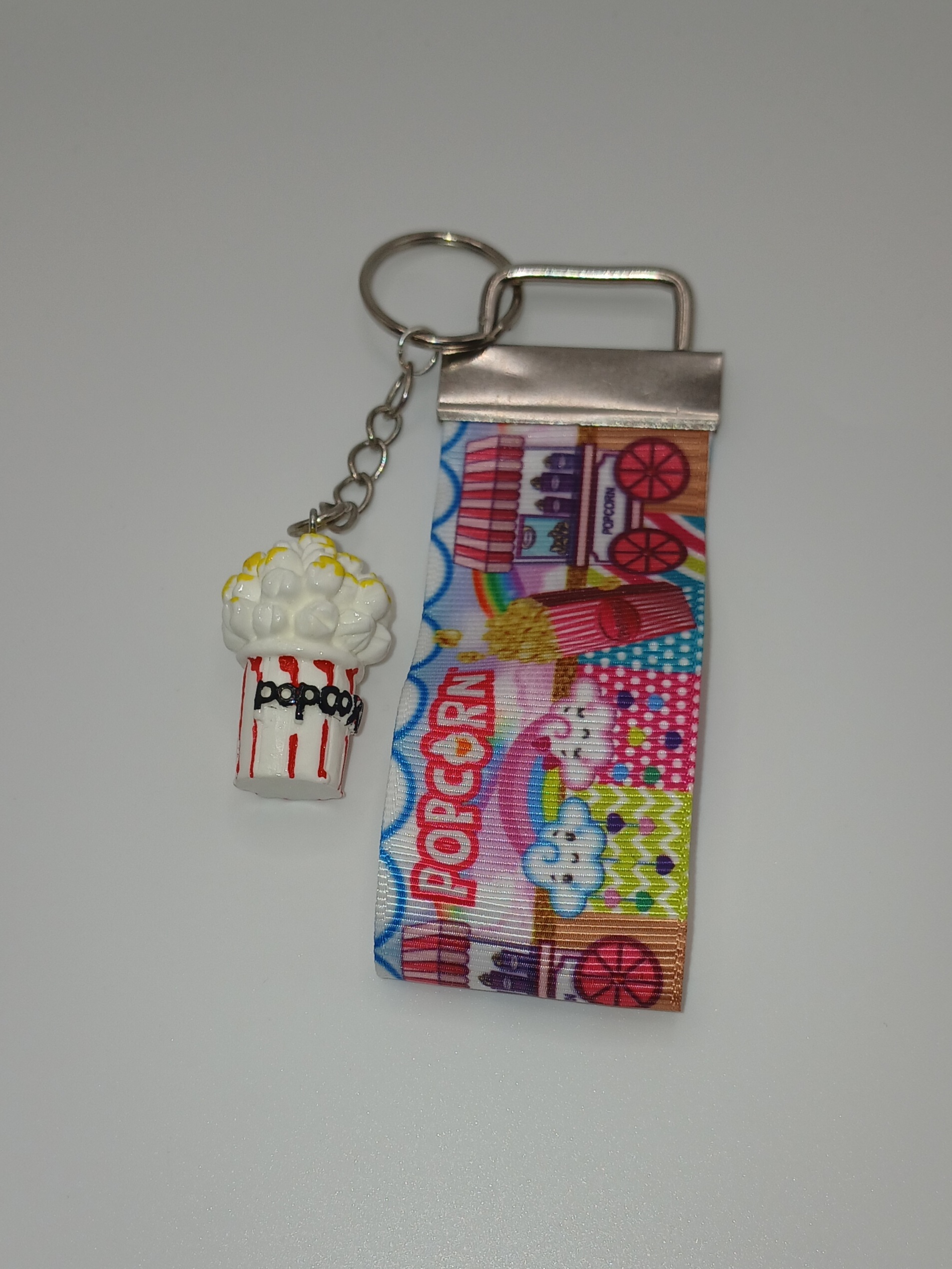 Red Popcorn Bag Charm
