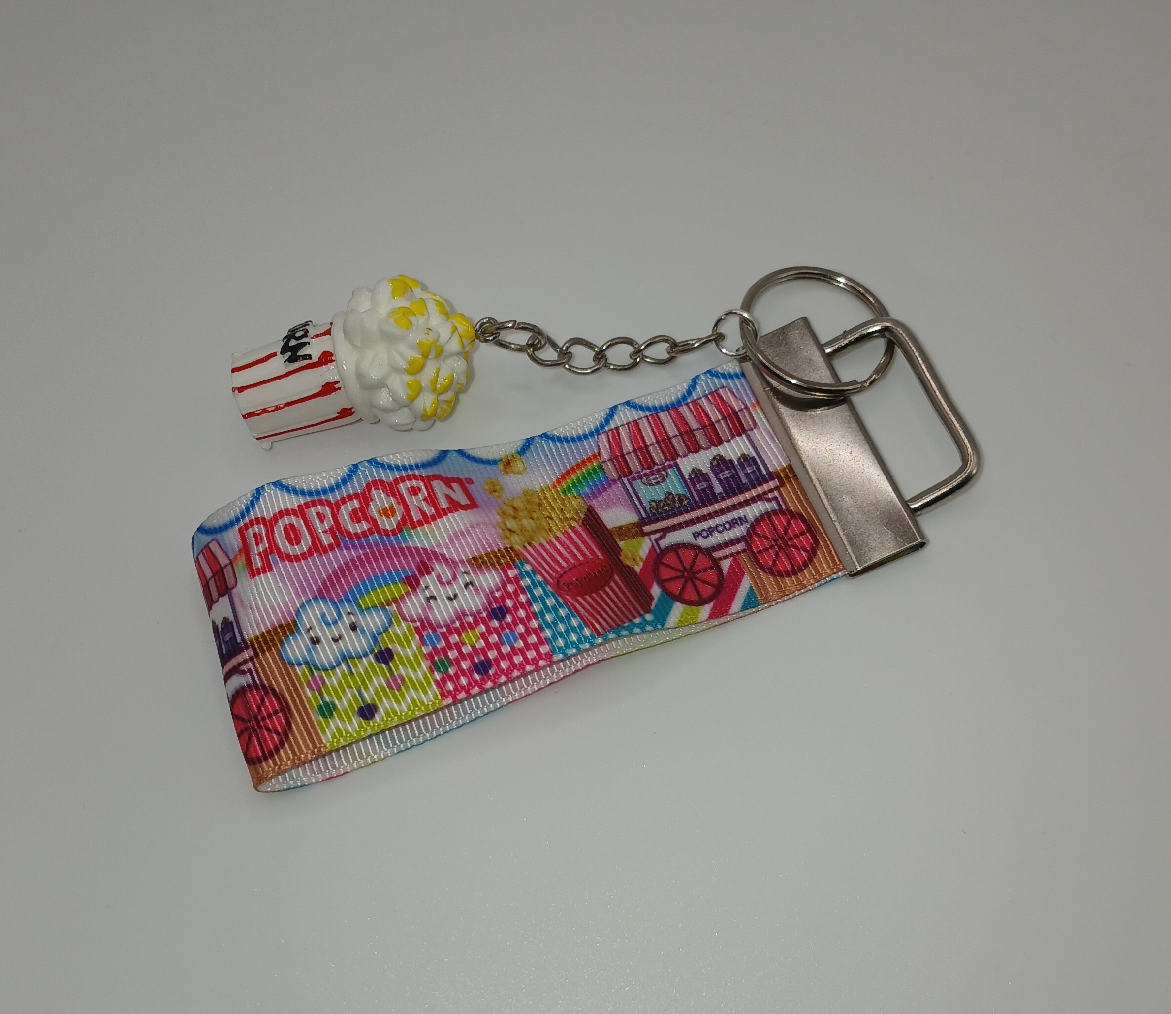 Red Popcorn Bag Charm