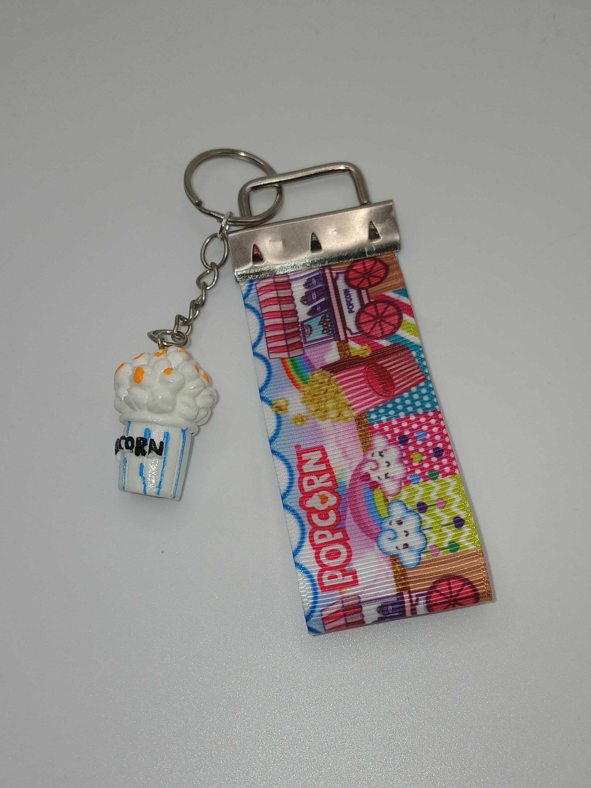 Blue Popcorn Bag Charm
