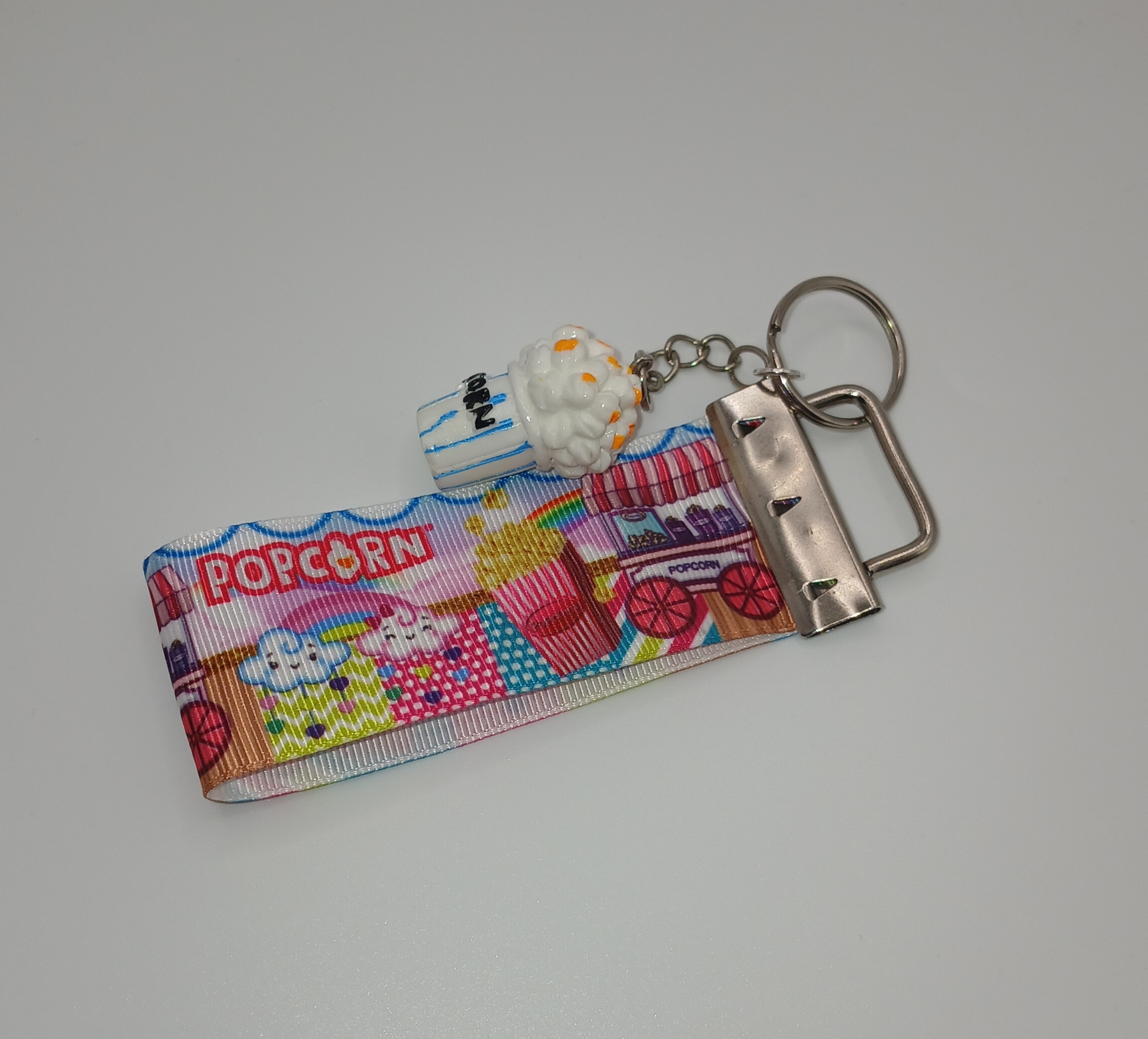 Blue Popcorn Bag Charm