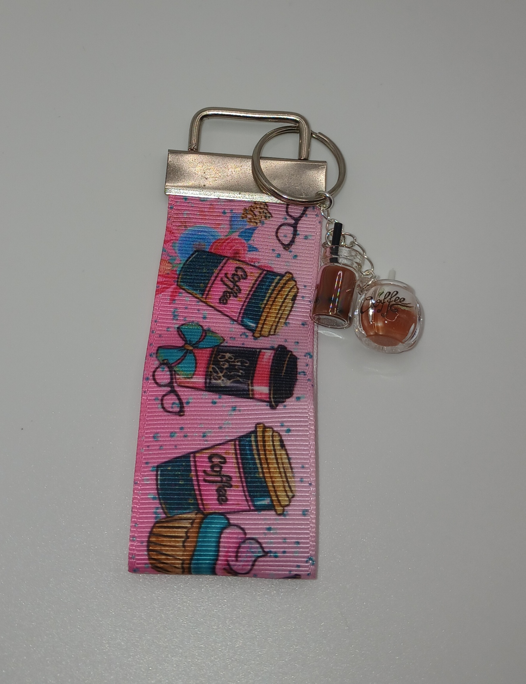 Brown Coffee Bag Charm