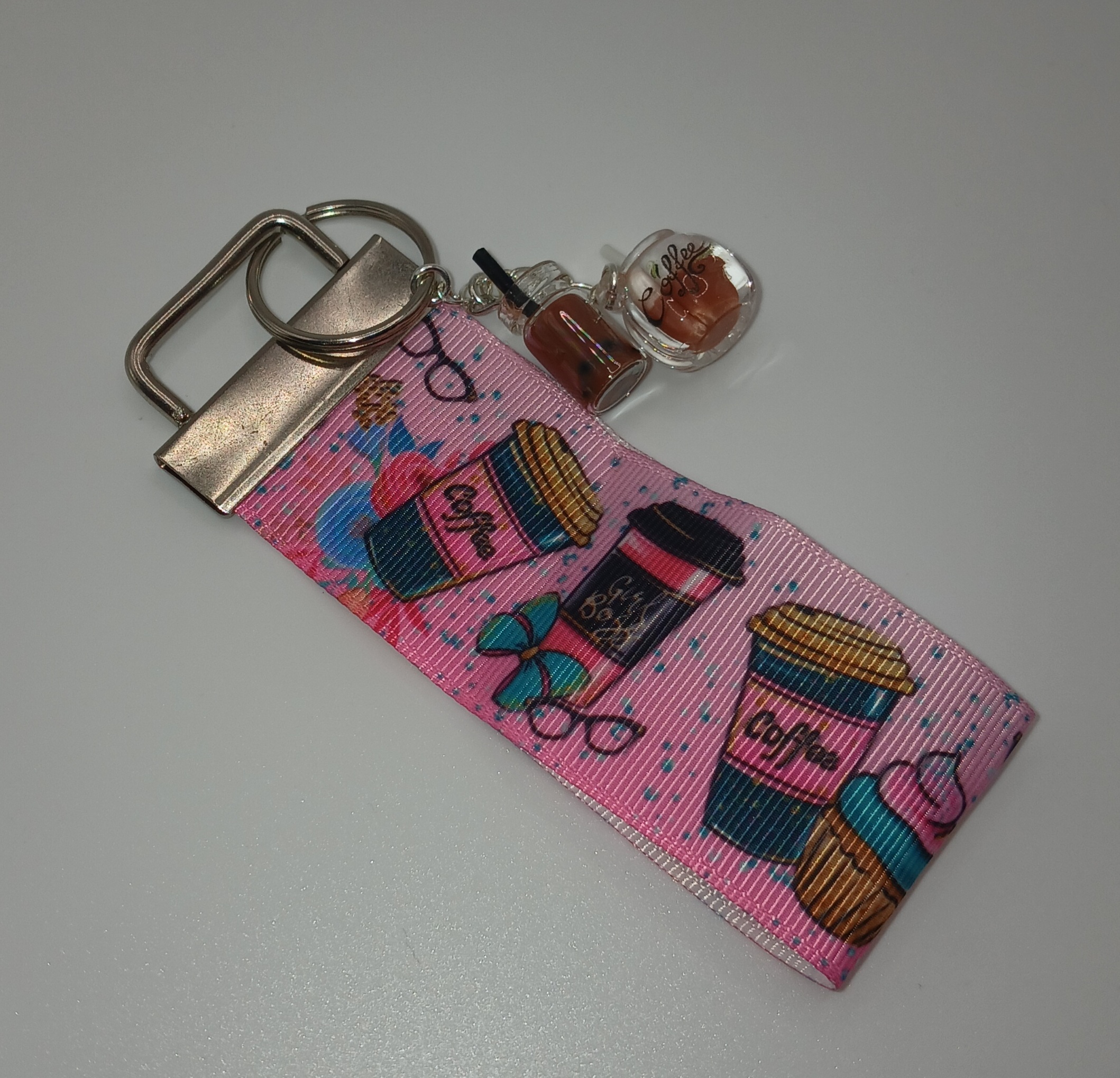 Brown Coffee Bag Charm
