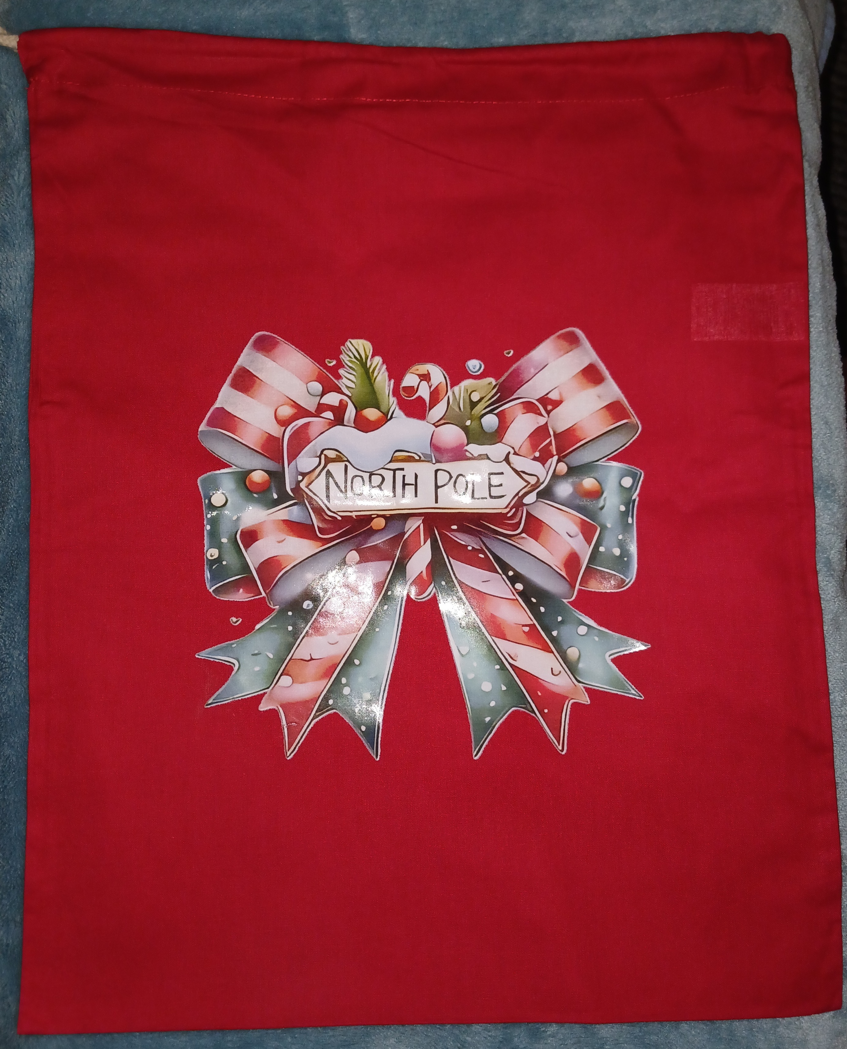 North Pole Christmas Sack