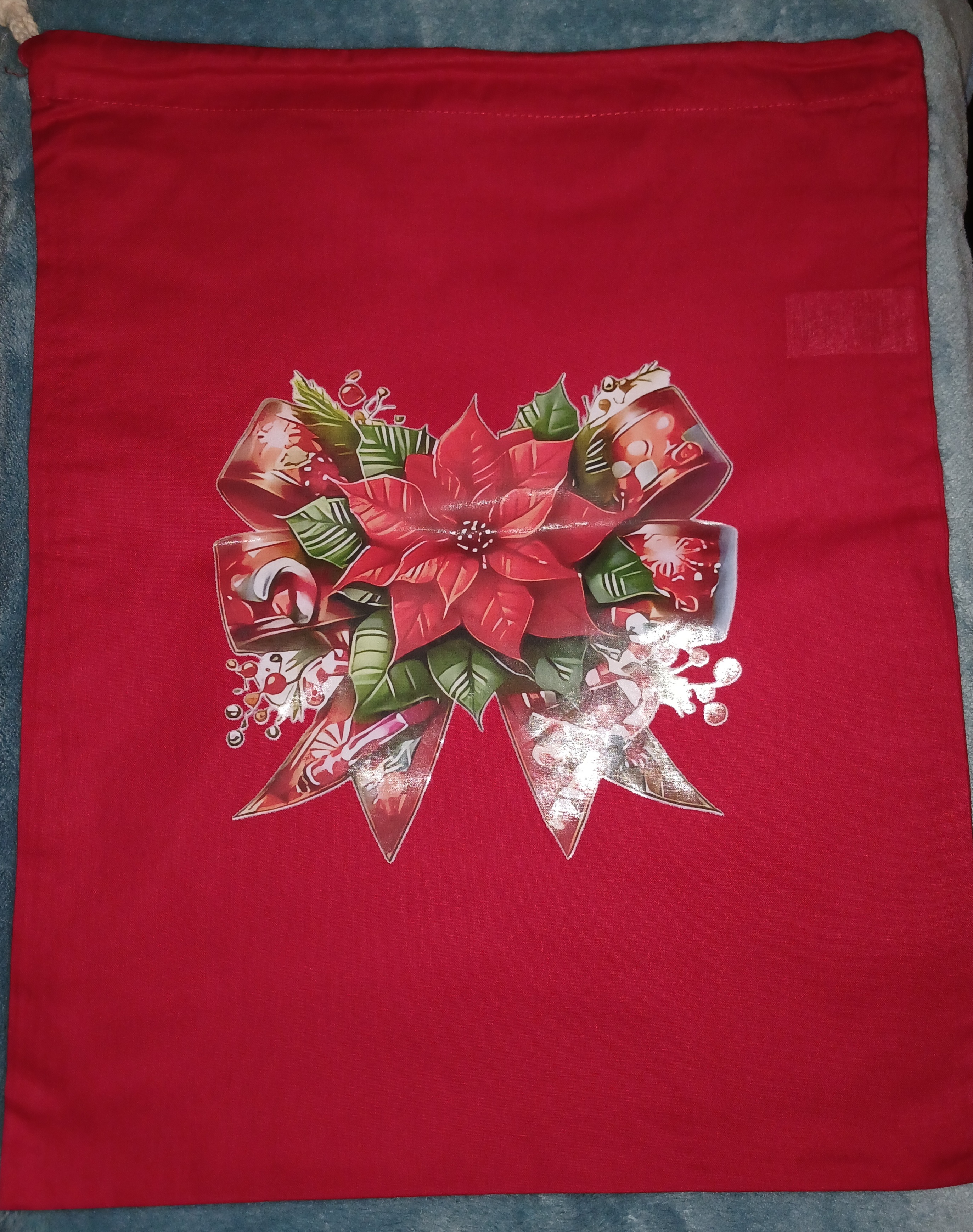Classic Bow Christmas Sack