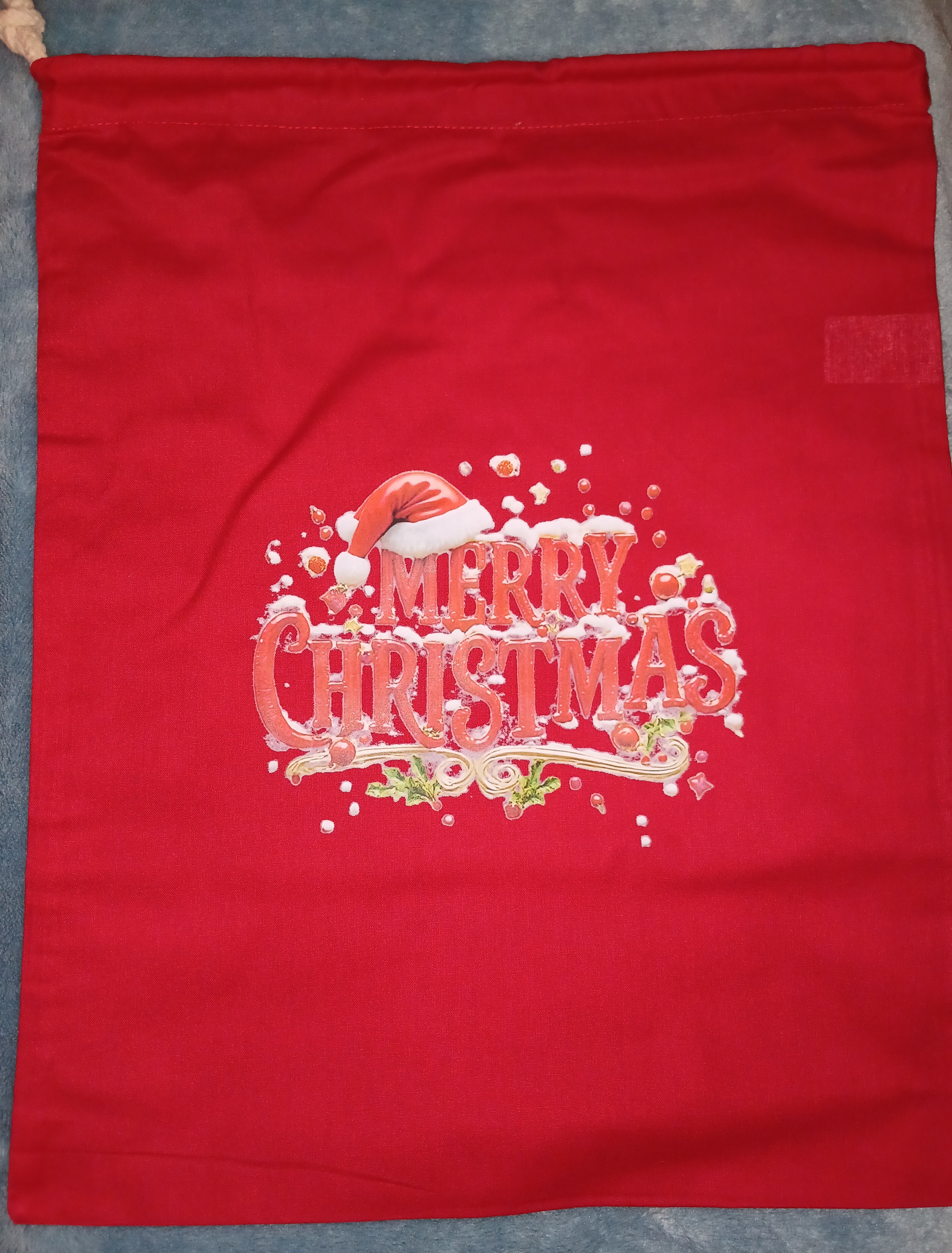 Santa Hat Christmas Sack