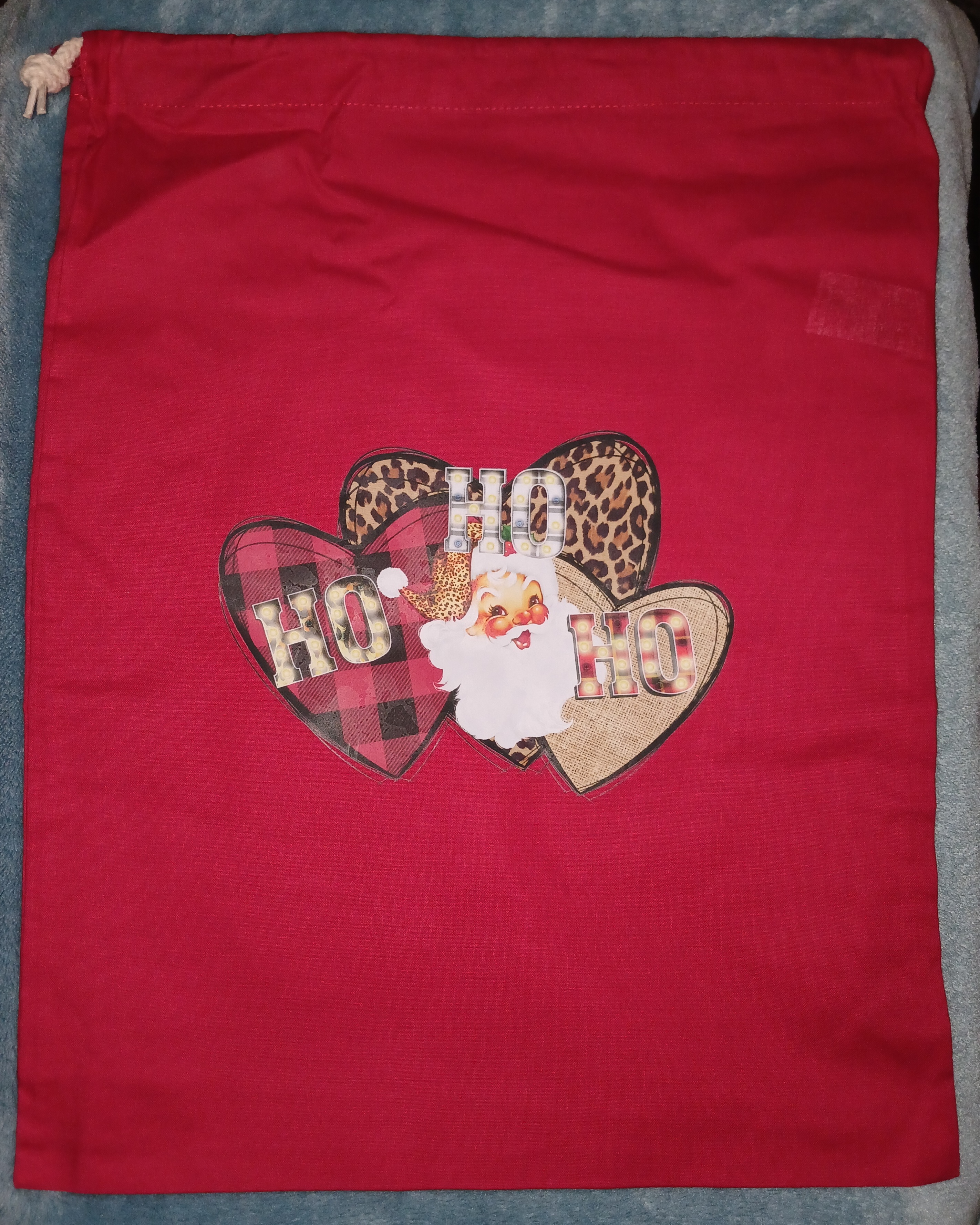 Ho Ho Ho Santa Christmas Sack