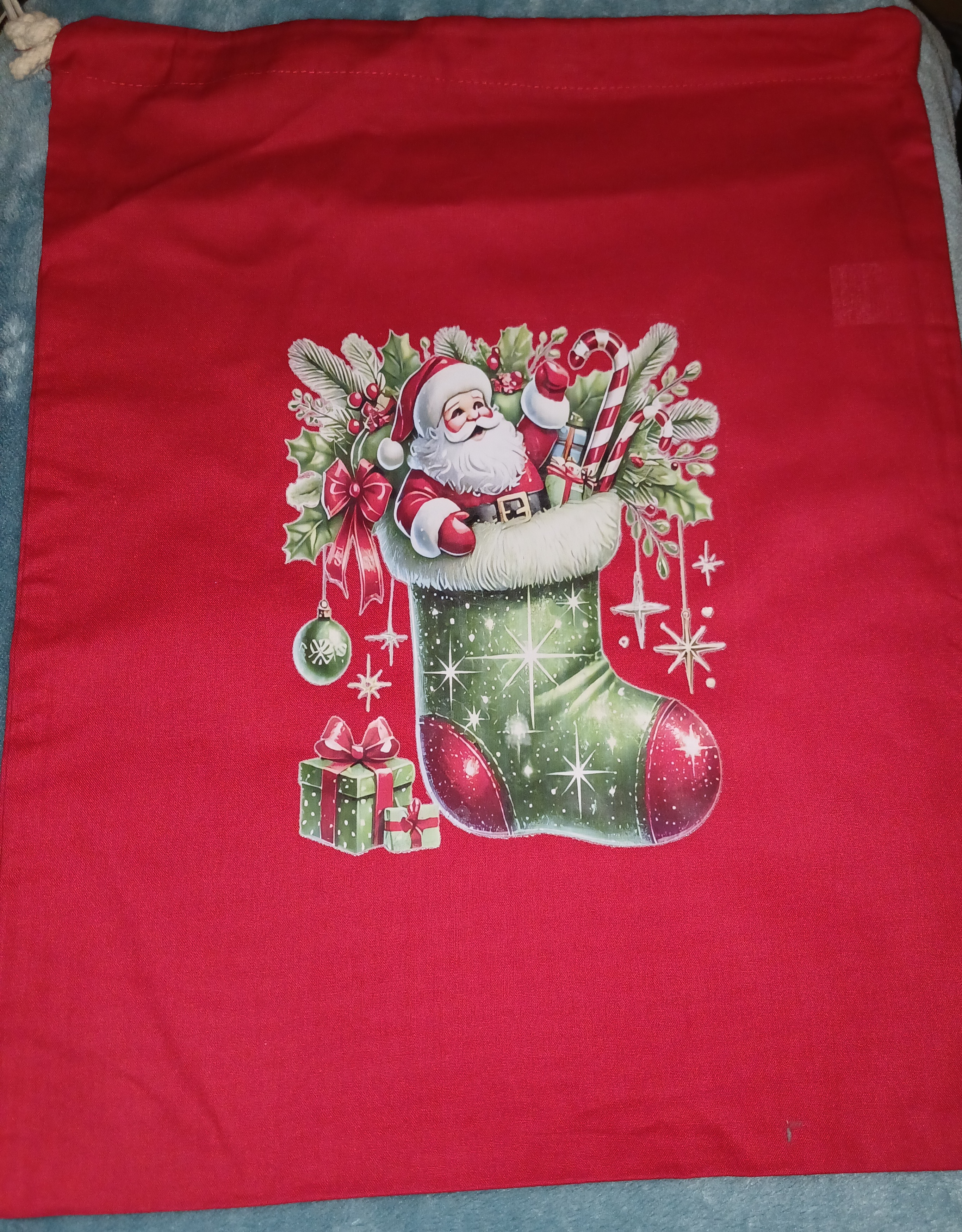 Santa Stocking Christmas Sack