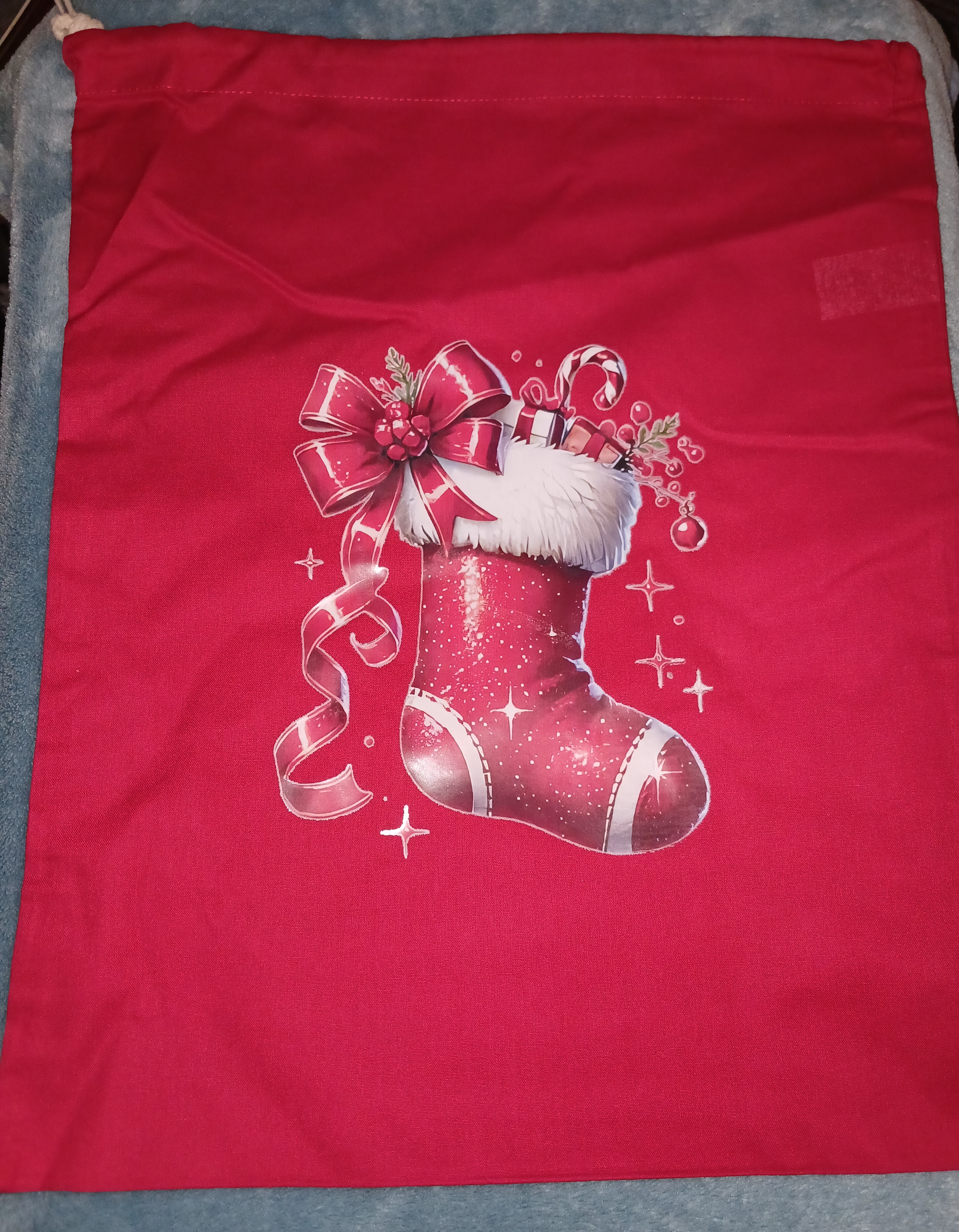 Red Stocking Christmas Sack