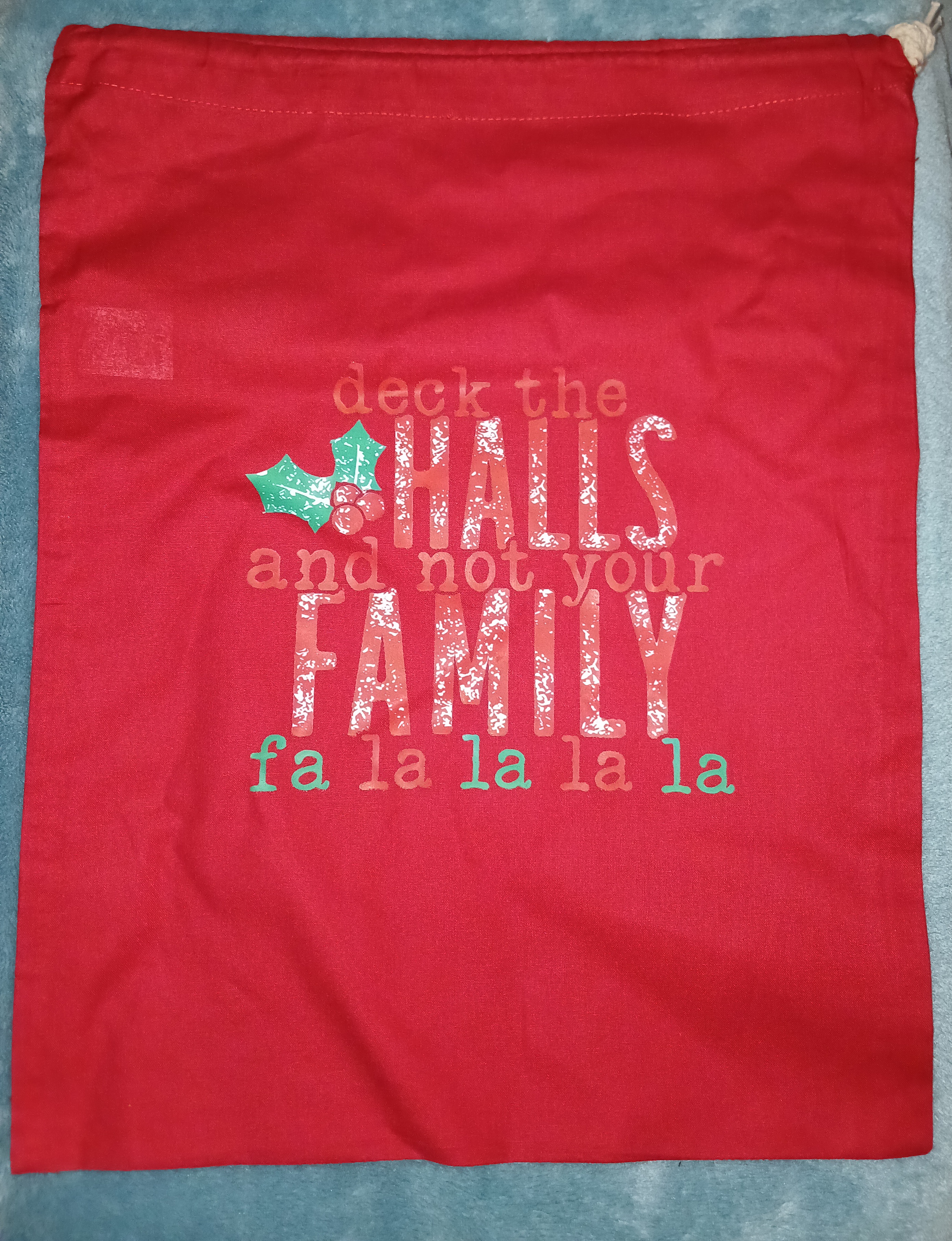 Deck the Halls Christmas Sack