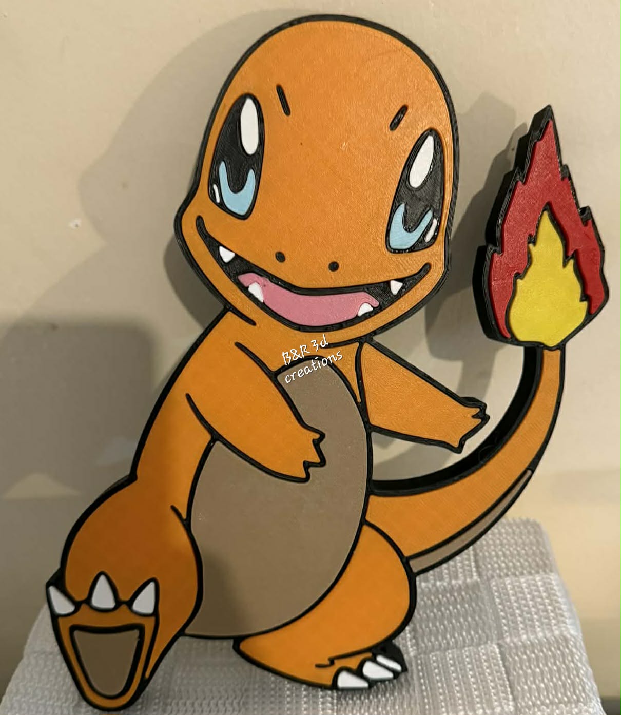 ORANGE DINO PLAQUE