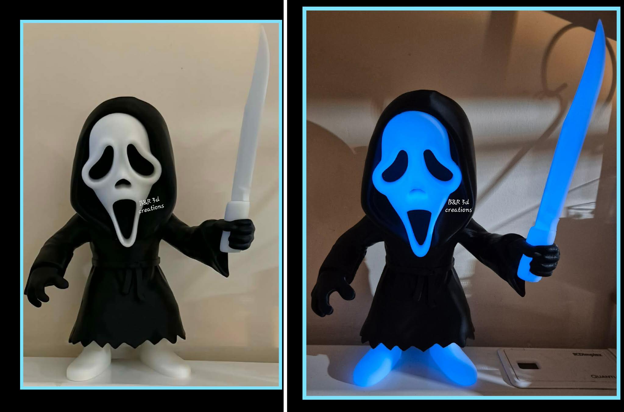 Ghost man glow in the dark