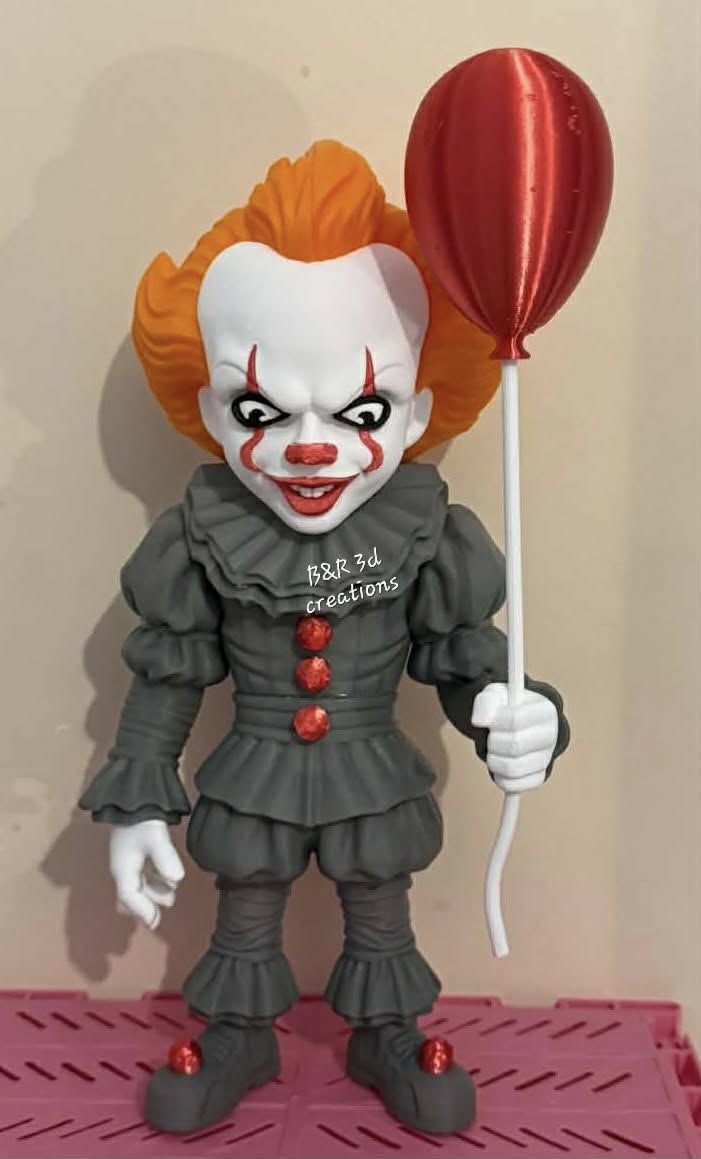 Clown straight head