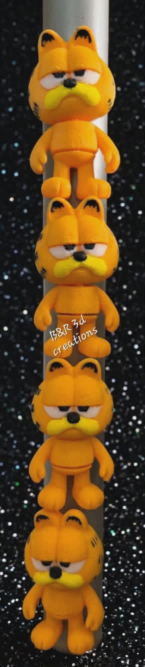 ORANGE CAT MAGNET