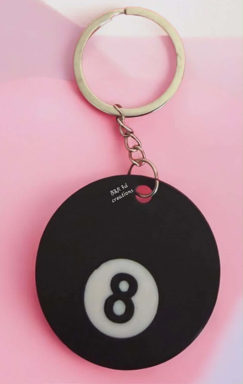 8 BALL KEYRING
