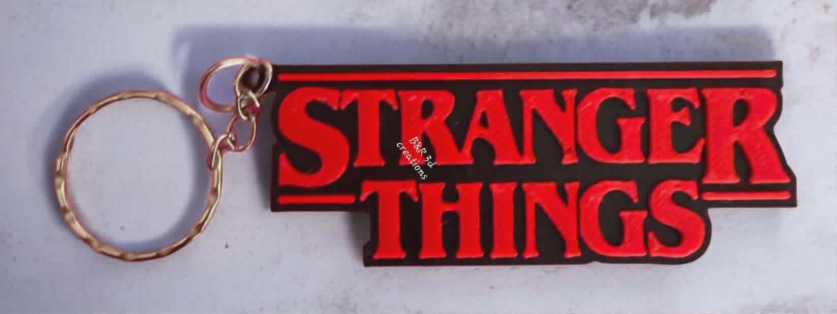 STRANGER THING KEYRING