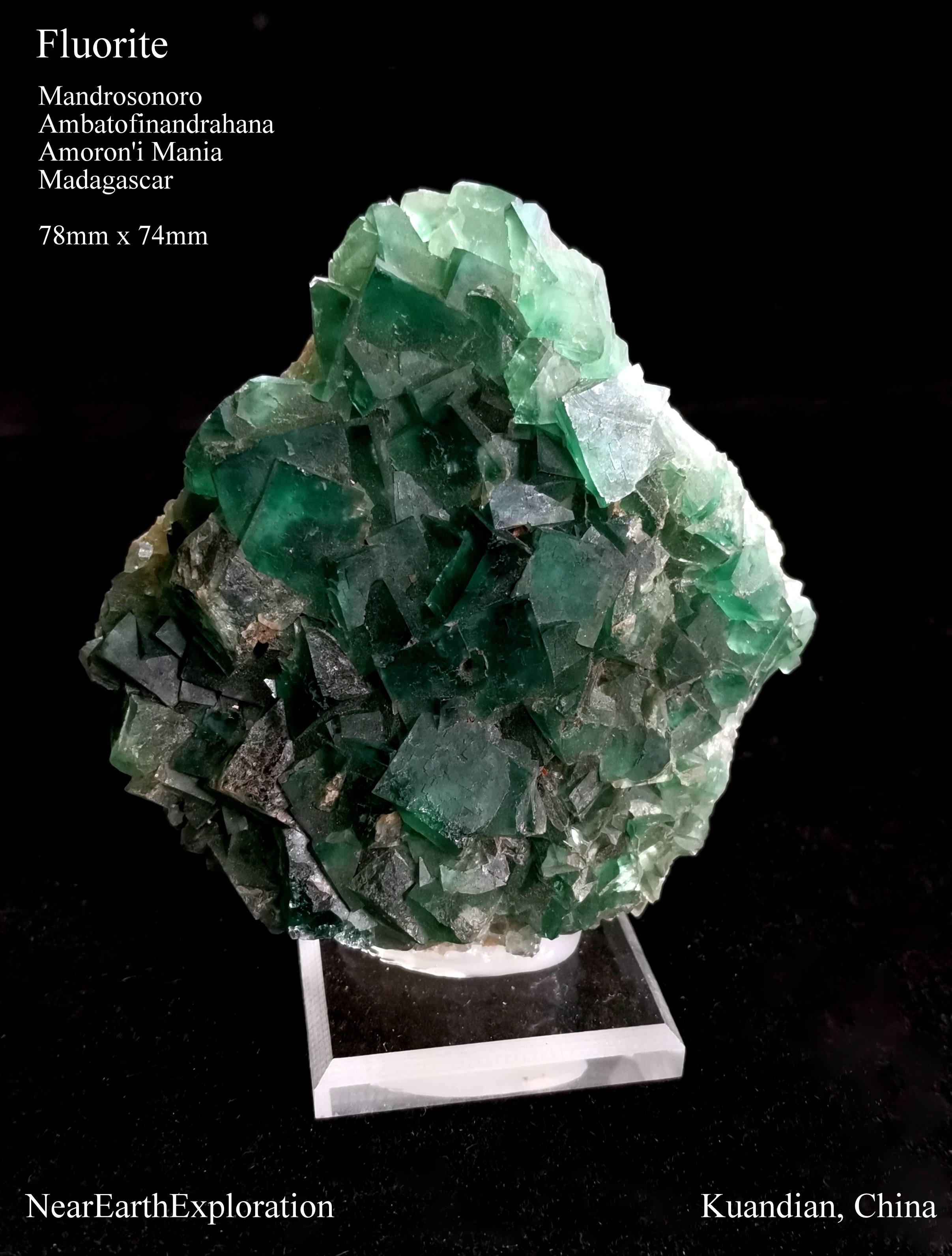 Fluorite - Mandrosonoro, Madagascar