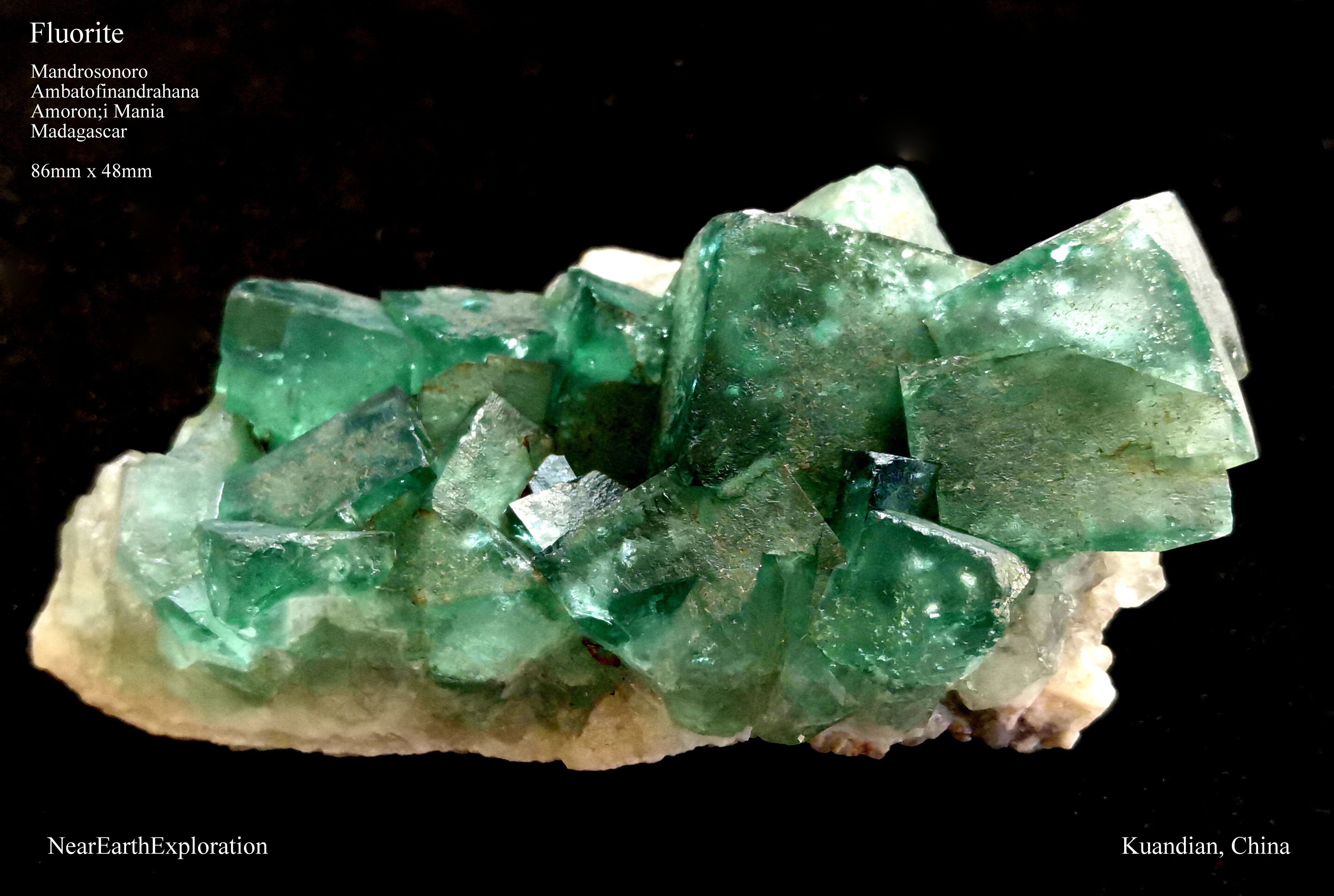 Fluorite - Mandrosonoro, Madagascar