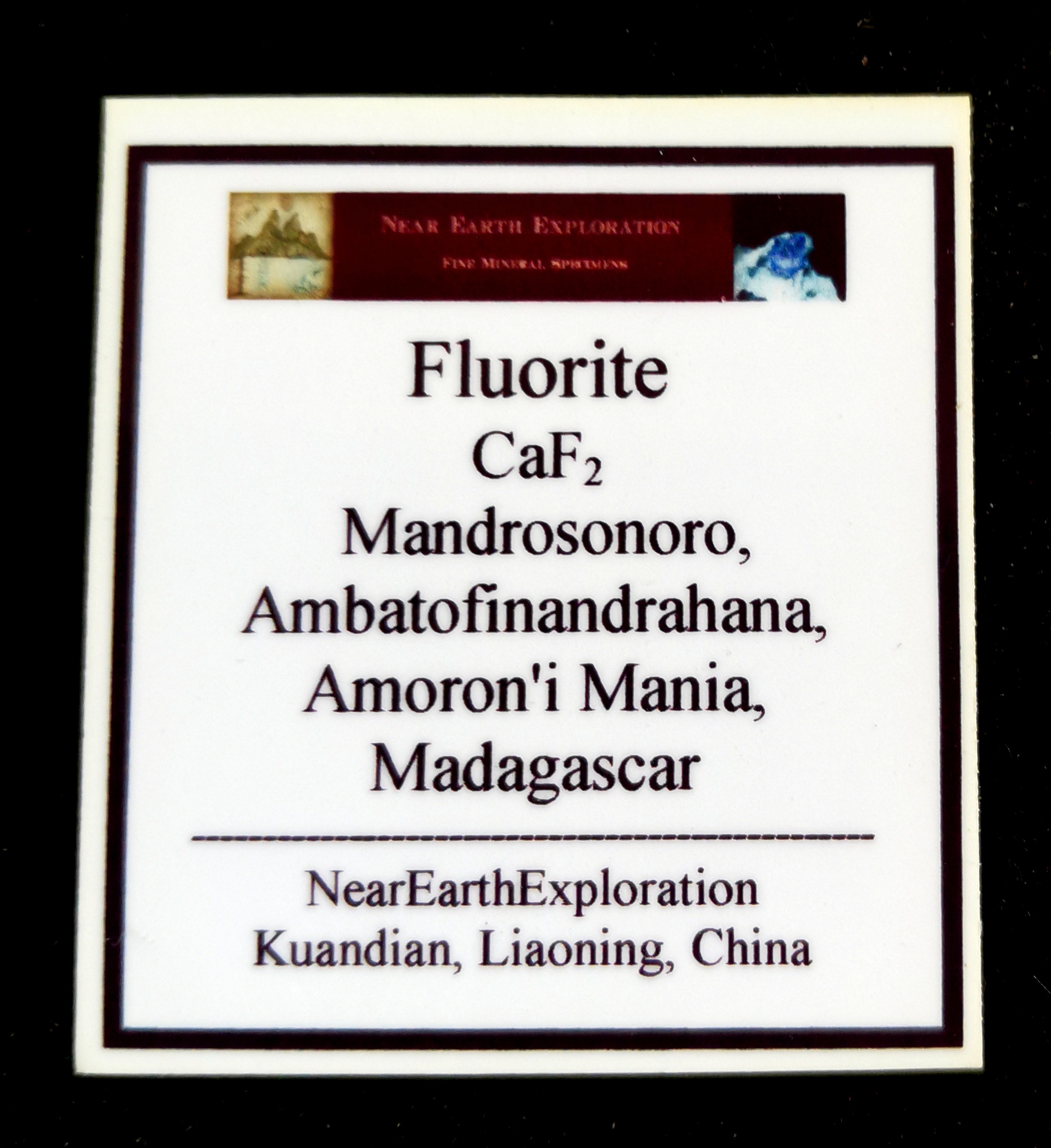 Fluorite - Mandrosonoro, Madagascar