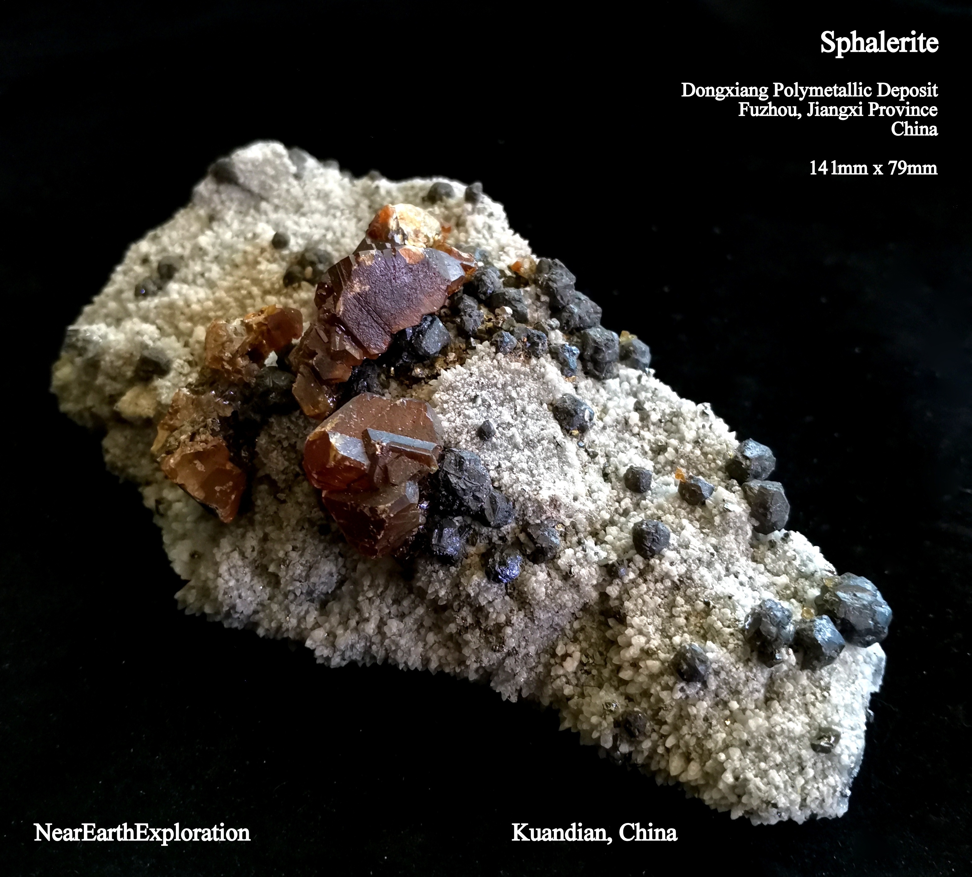 Sphalerite - Dongxiang Polymetallic Deposit, China