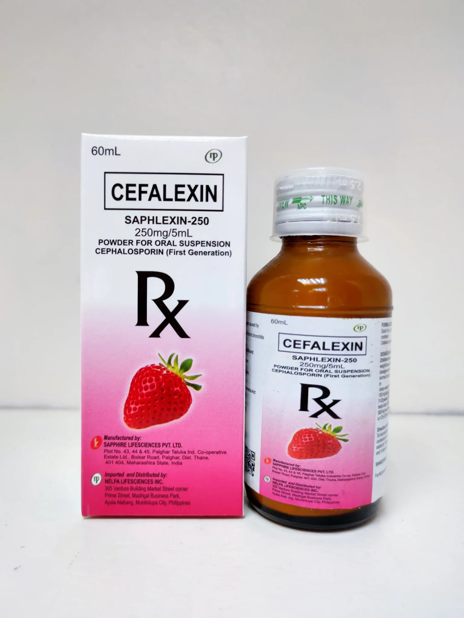 Cefalexin 250mg Suspemsion 60ml