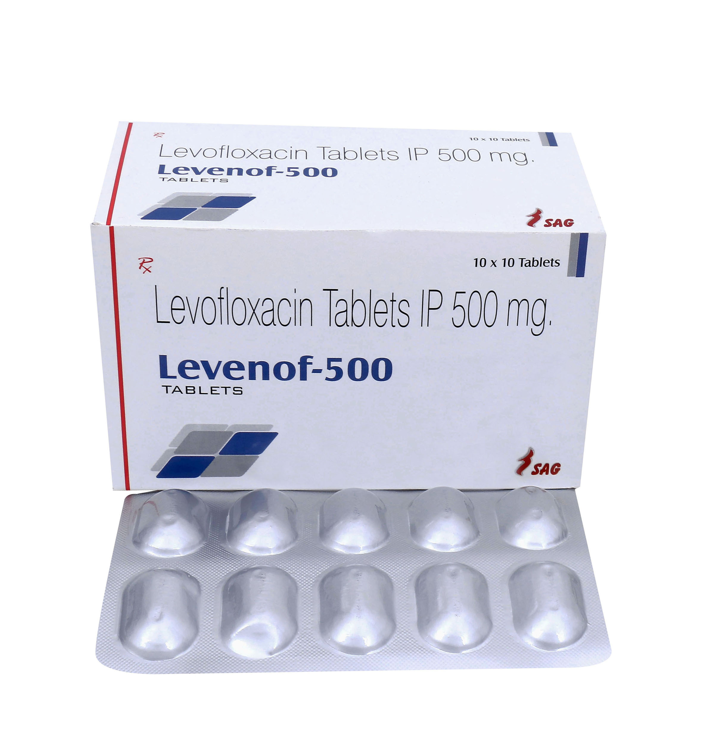 Levofloxacin500mg Tablet 1's