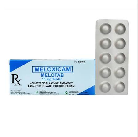 Meloxicam 15mg Tablet 1's