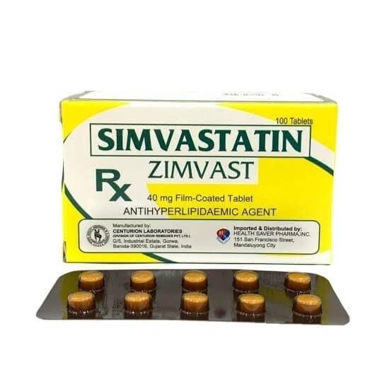 Simvastatin 40mg Tablet 1's
