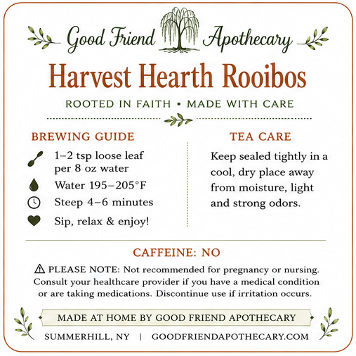 Harvest Hearth Tea