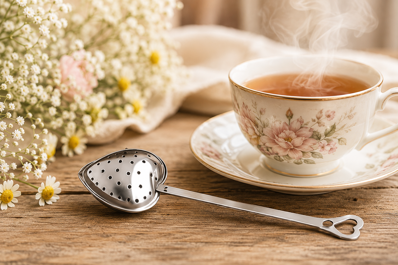 Heart-Shaped Tea Infuser