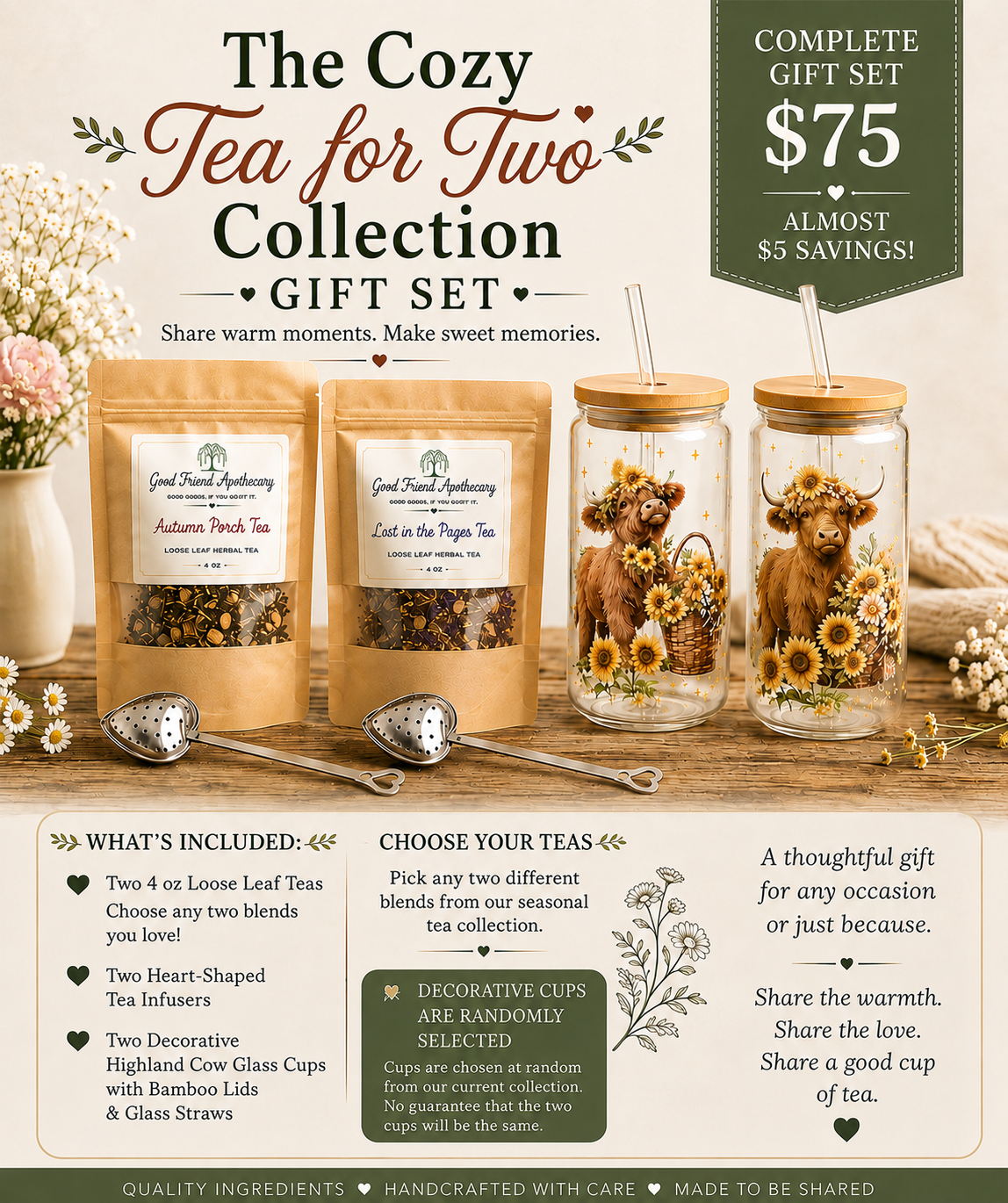 Cozy Tea for Two Collection Gift Set