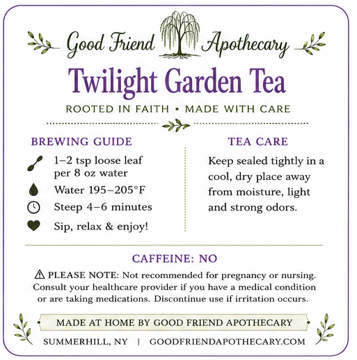 Twilight Garden Tea