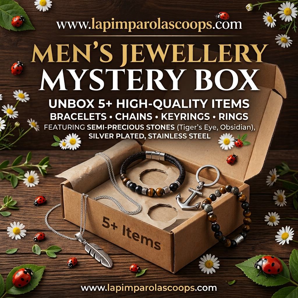 Men's mystery jewellery bundle - 5 plus items