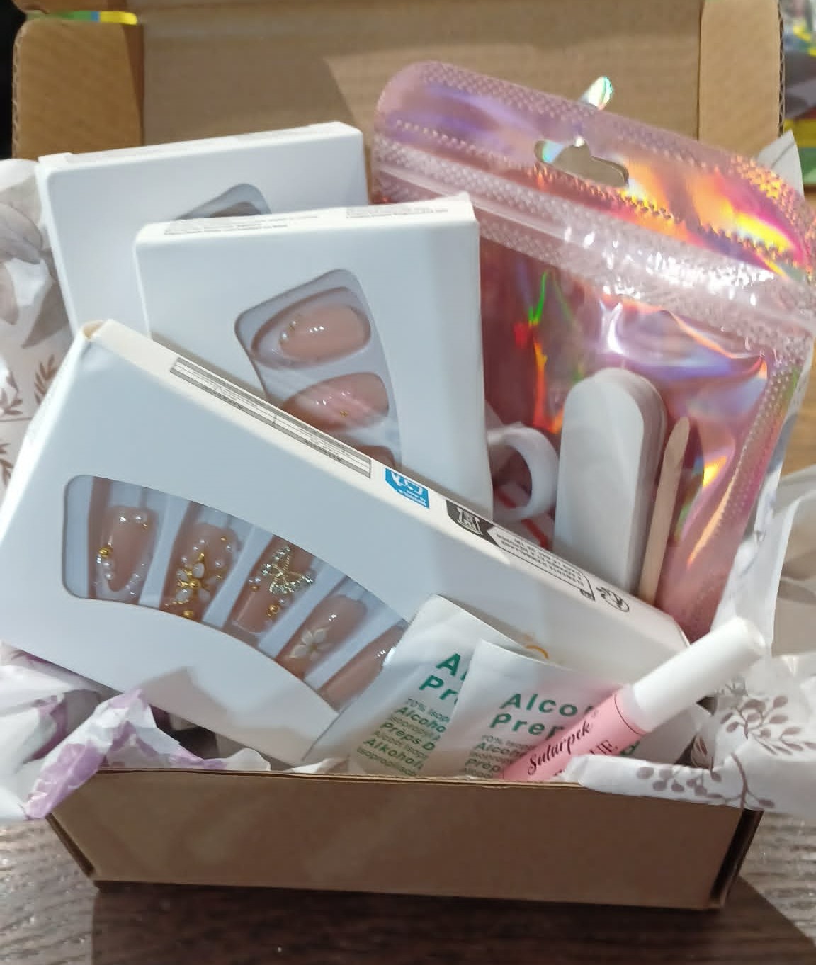 Boxed Press on Naill Bundle - Mixed 3d theme