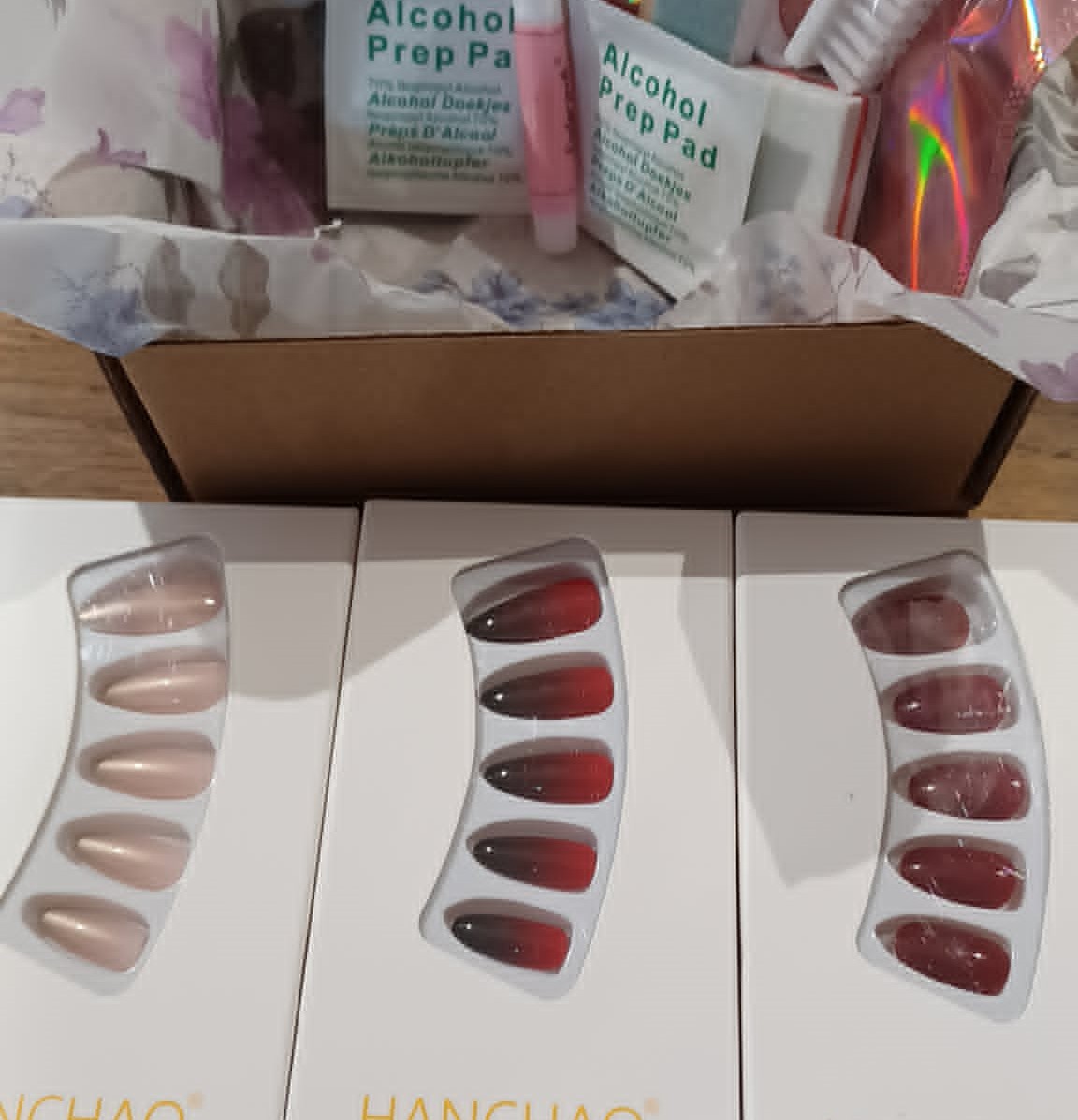 Nail Bundle - Burgundy & Ombre