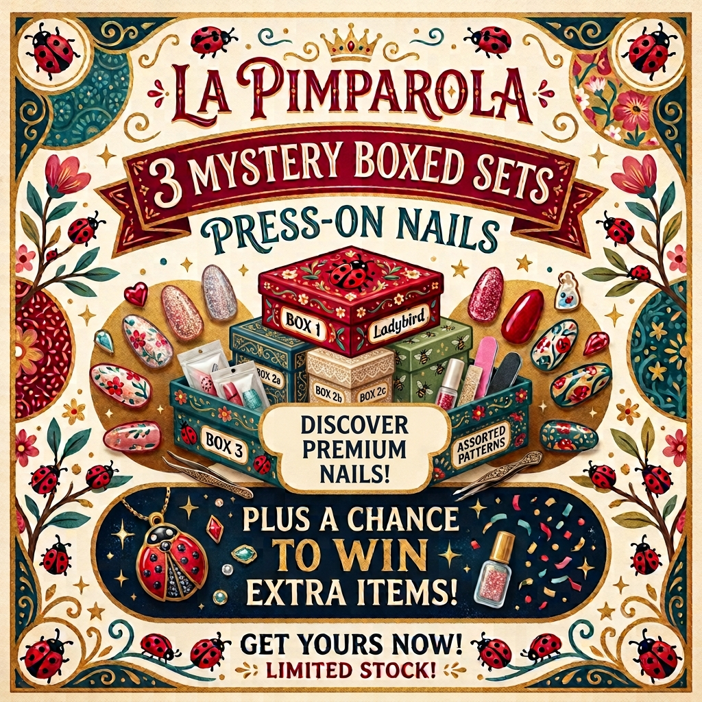 Lucky draw 3 sets of boxed press on nails plus surprises