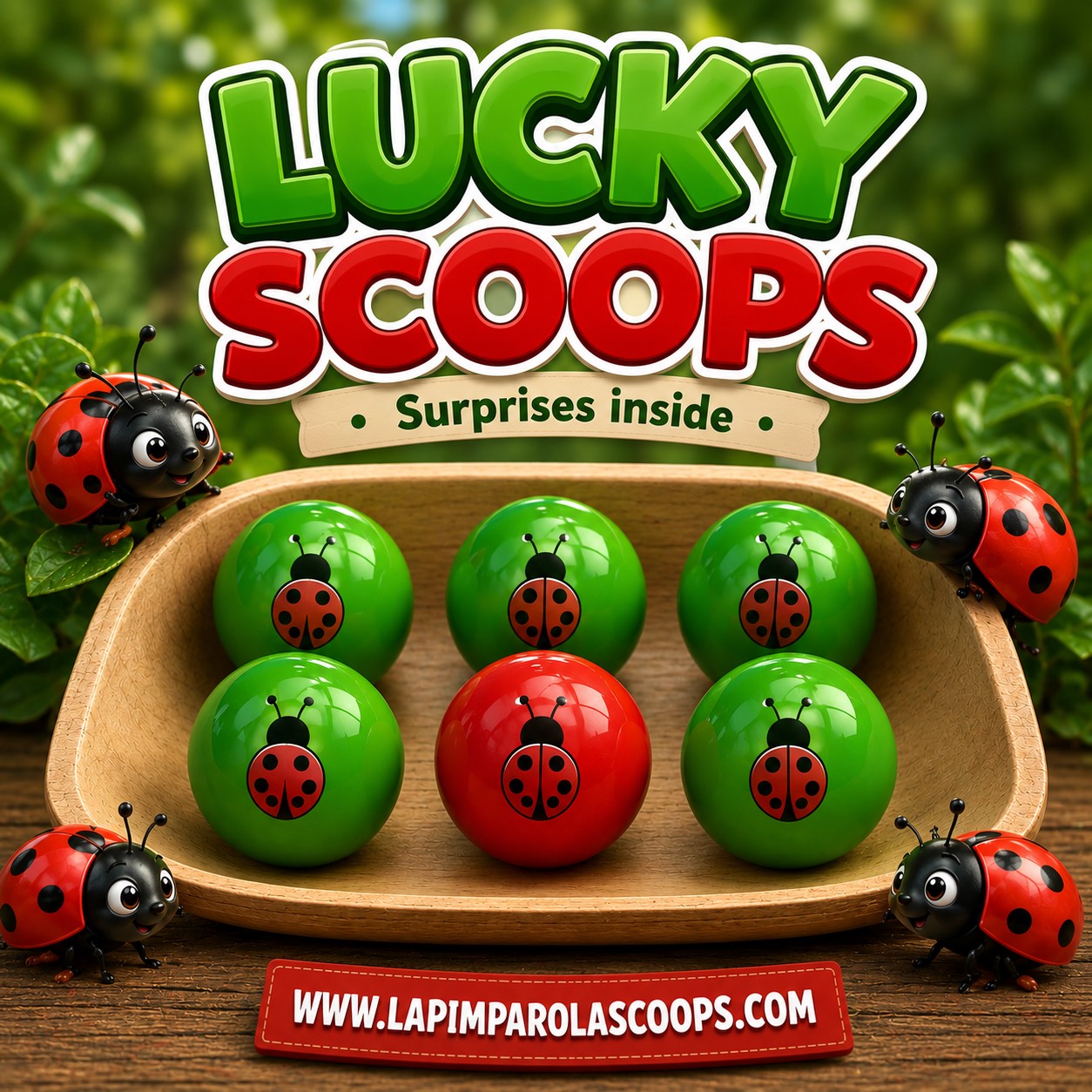 Lucky Pods 5 small 1 big