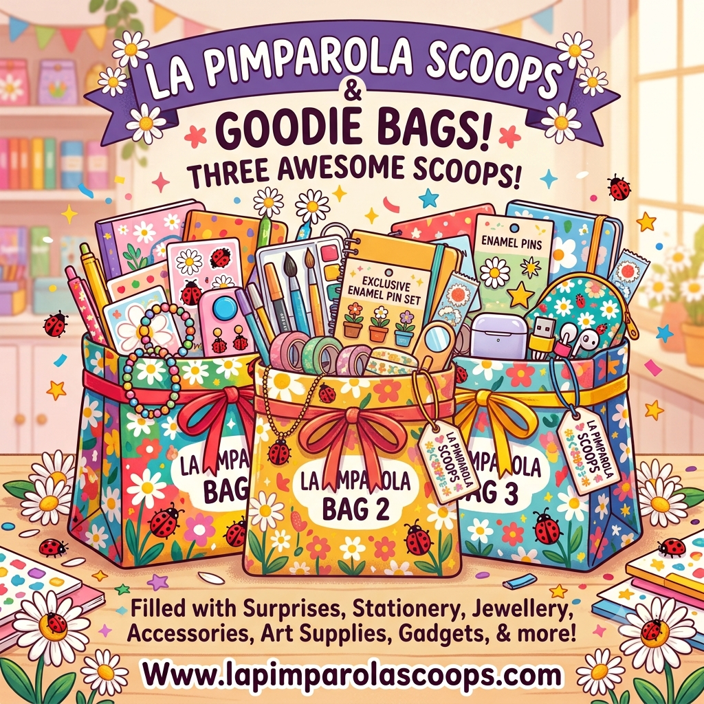 3 mystery bags of goodies