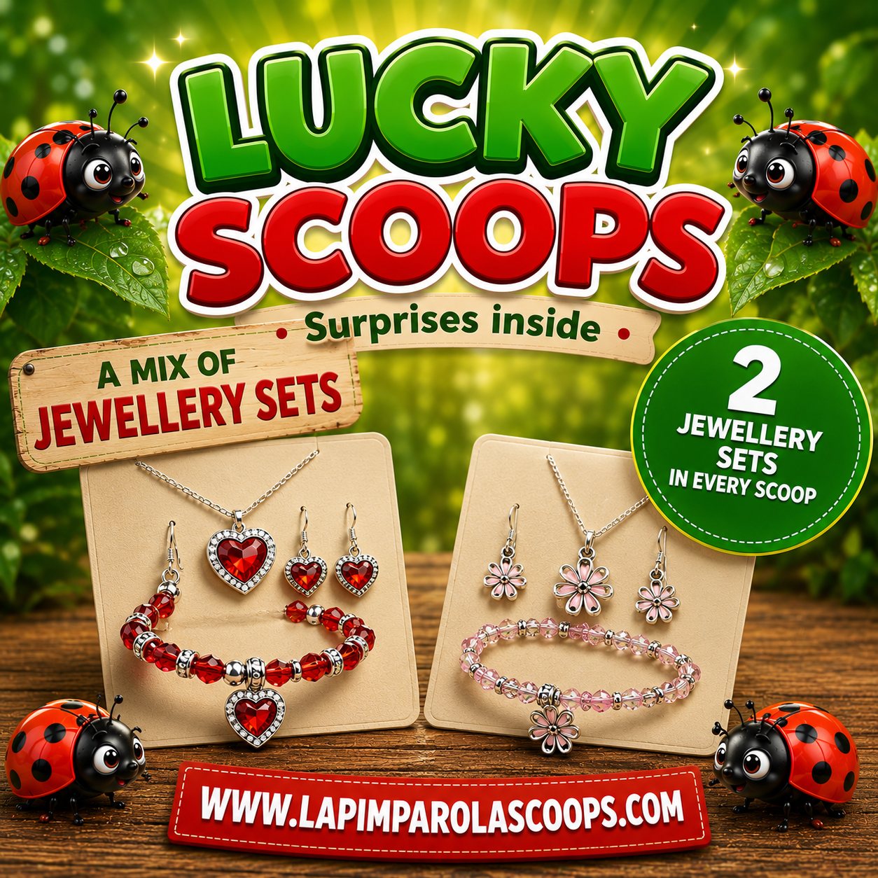 2 Mystery jewellery sets