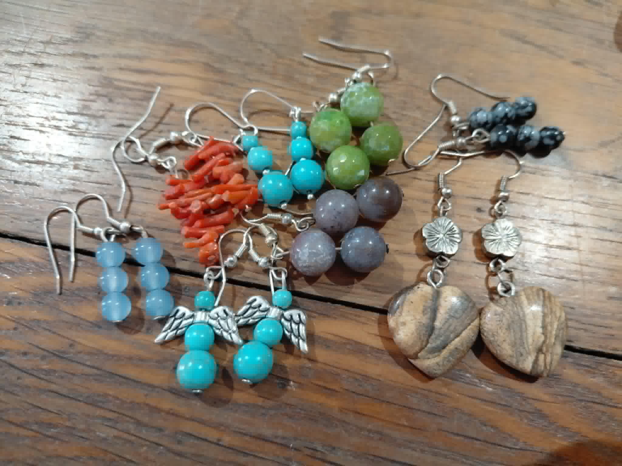 Mystery box of 5 Items of Semi Precious Stone Jewellery
