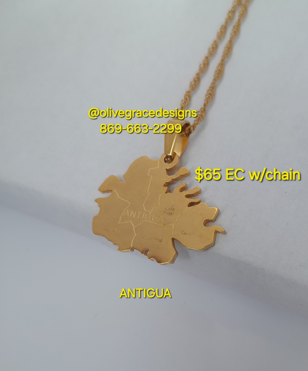 Antigua Pendent w/ Chain