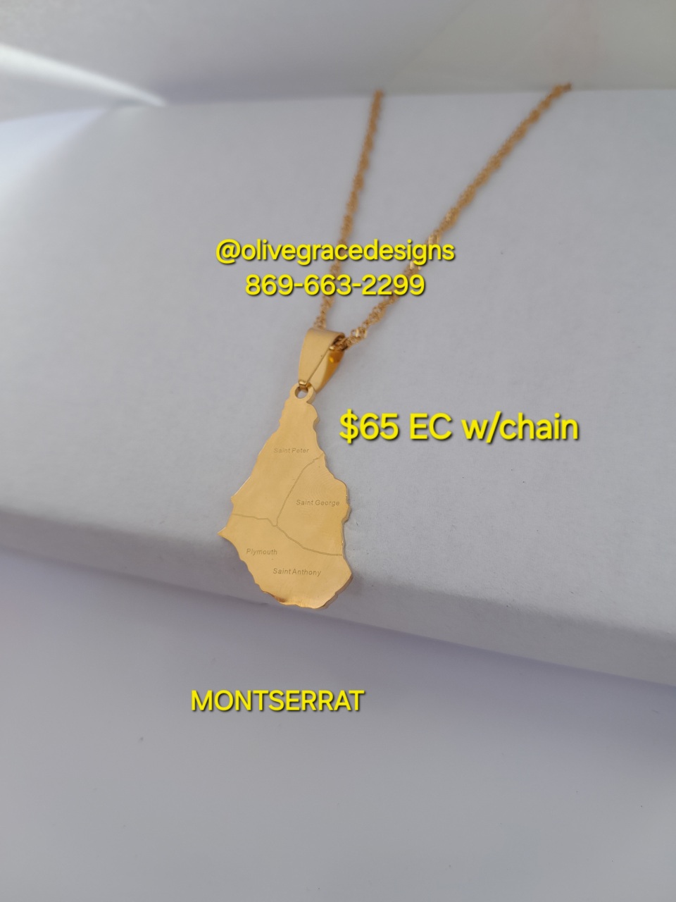 Montserrat Pendant w/ Chain