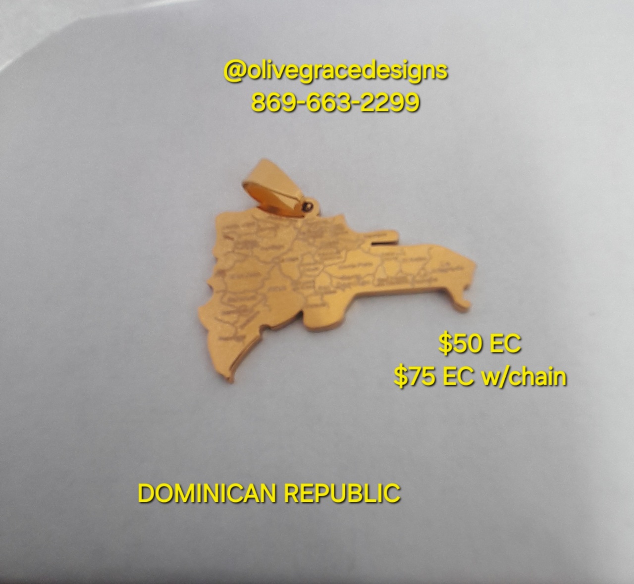 Dominican Republic Pendant
