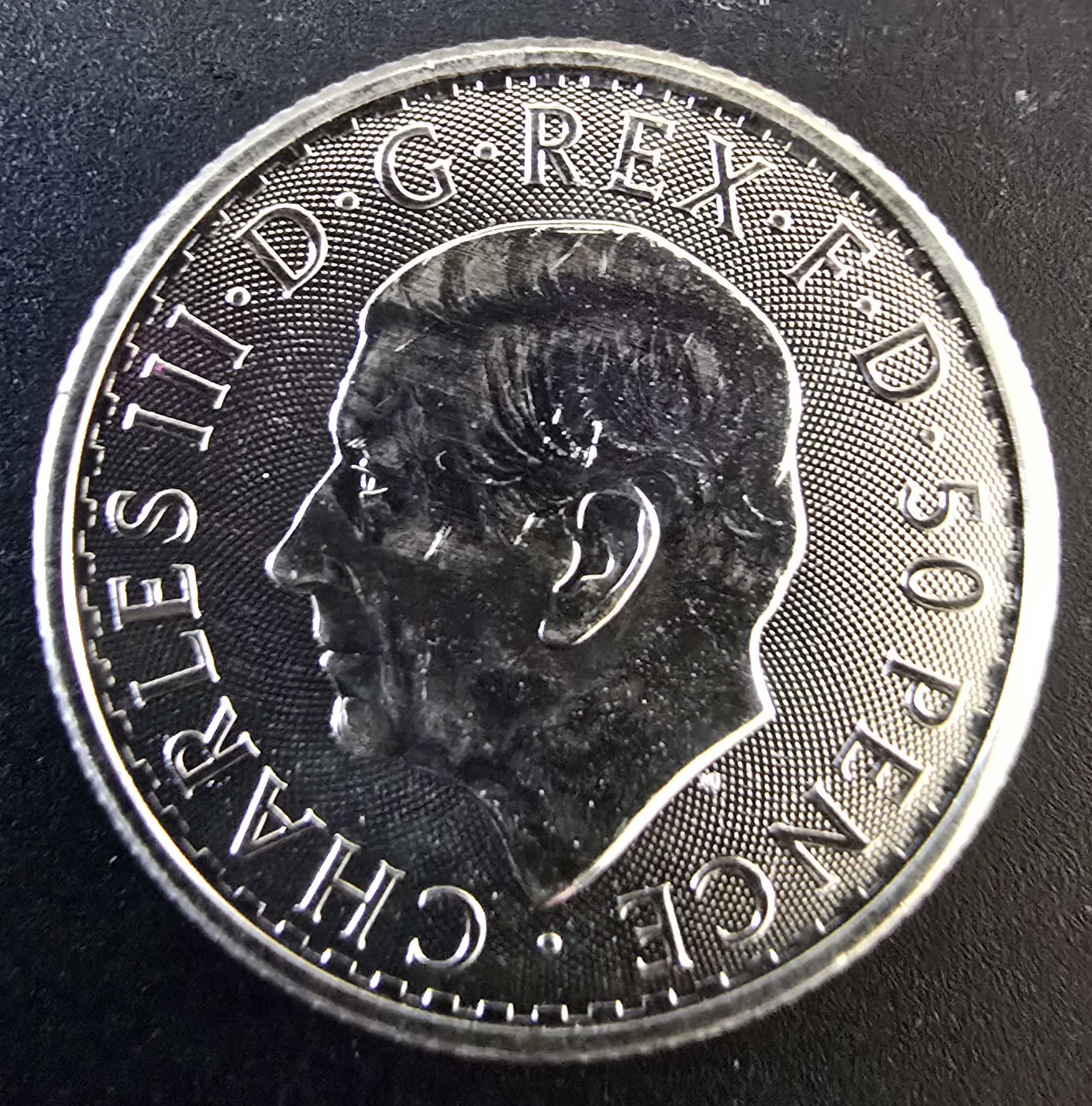 2026 1/4 oz Silver Britannia Coin – King Charles III – .999 Fine Silver (50p)