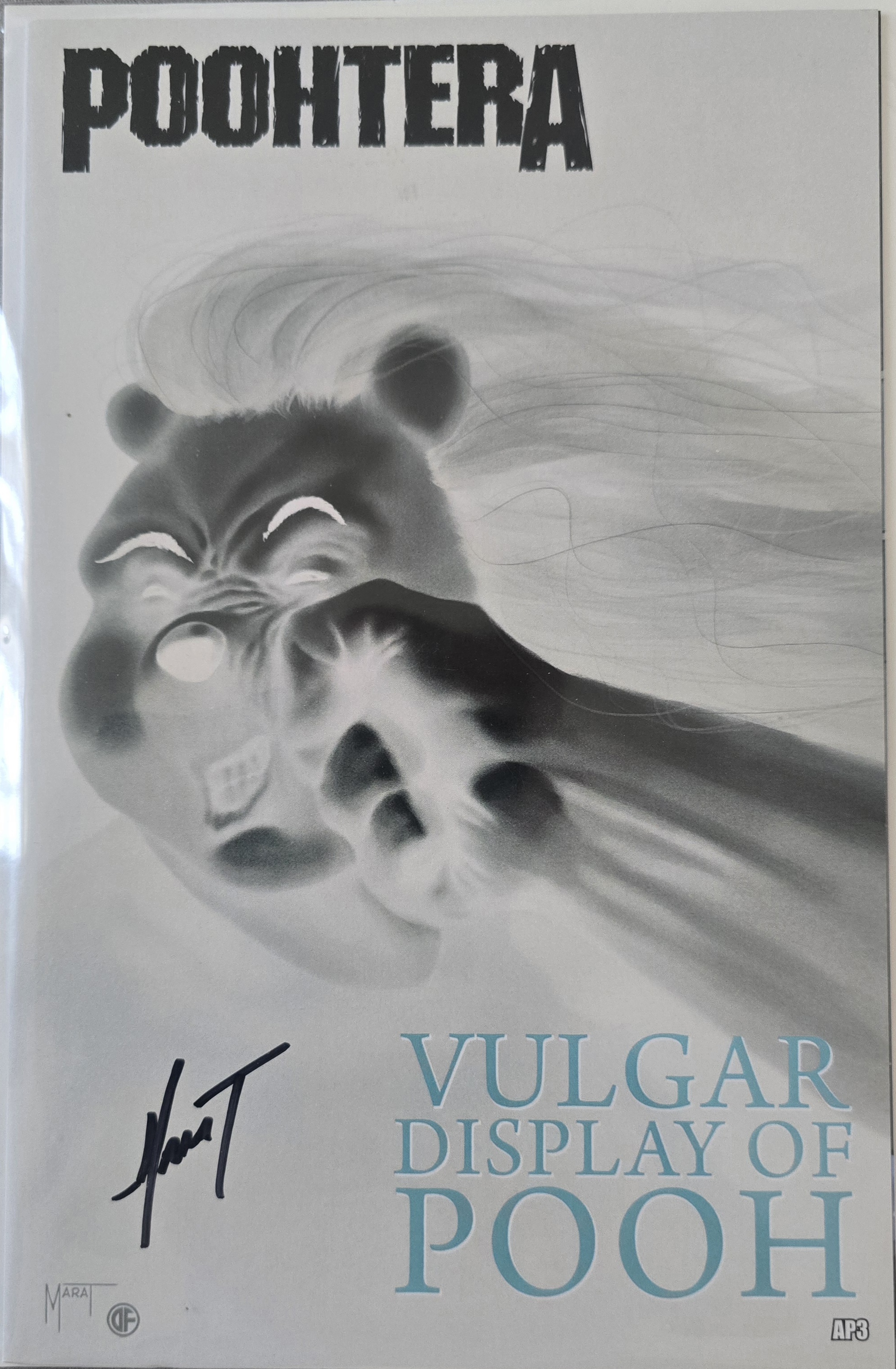 Do You Pooh - Poohtera Vulgar Display Of Pooh - Signed w/COA Negative Artist Proof Variant