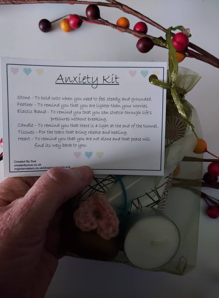 Anxiety/Happiness/Mind & Soul/ Bag of Hugs/Grief novelty symbolic Kindness Kits
