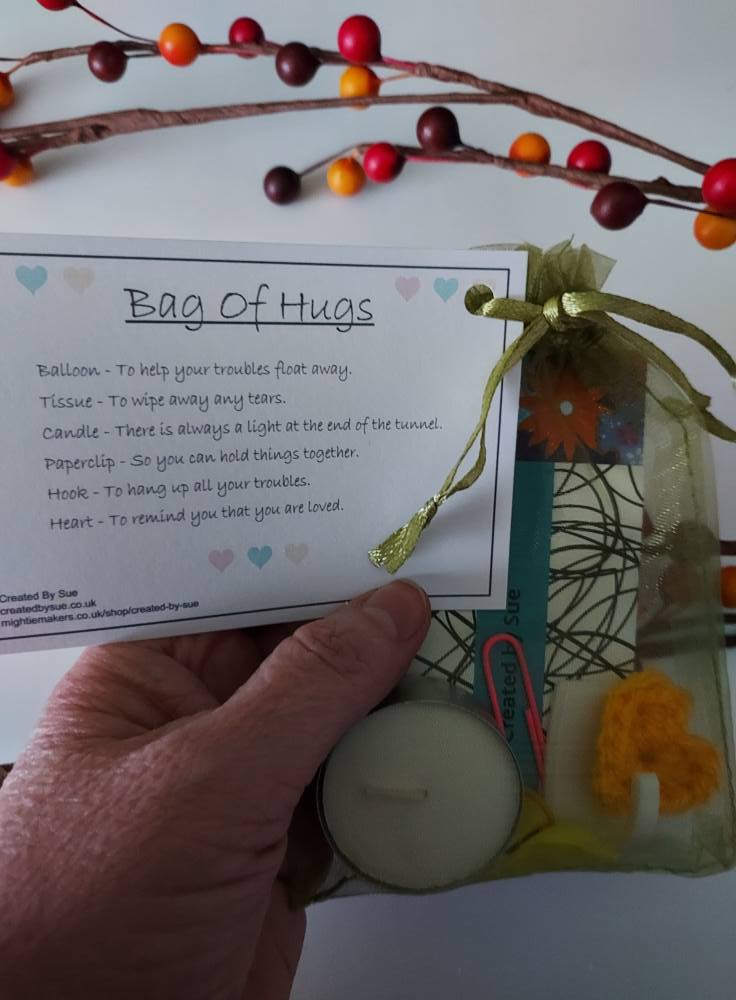 Anxiety/Happiness/Mind & Soul/ Bag of Hugs/Grief novelty symbolic Kindness Kits