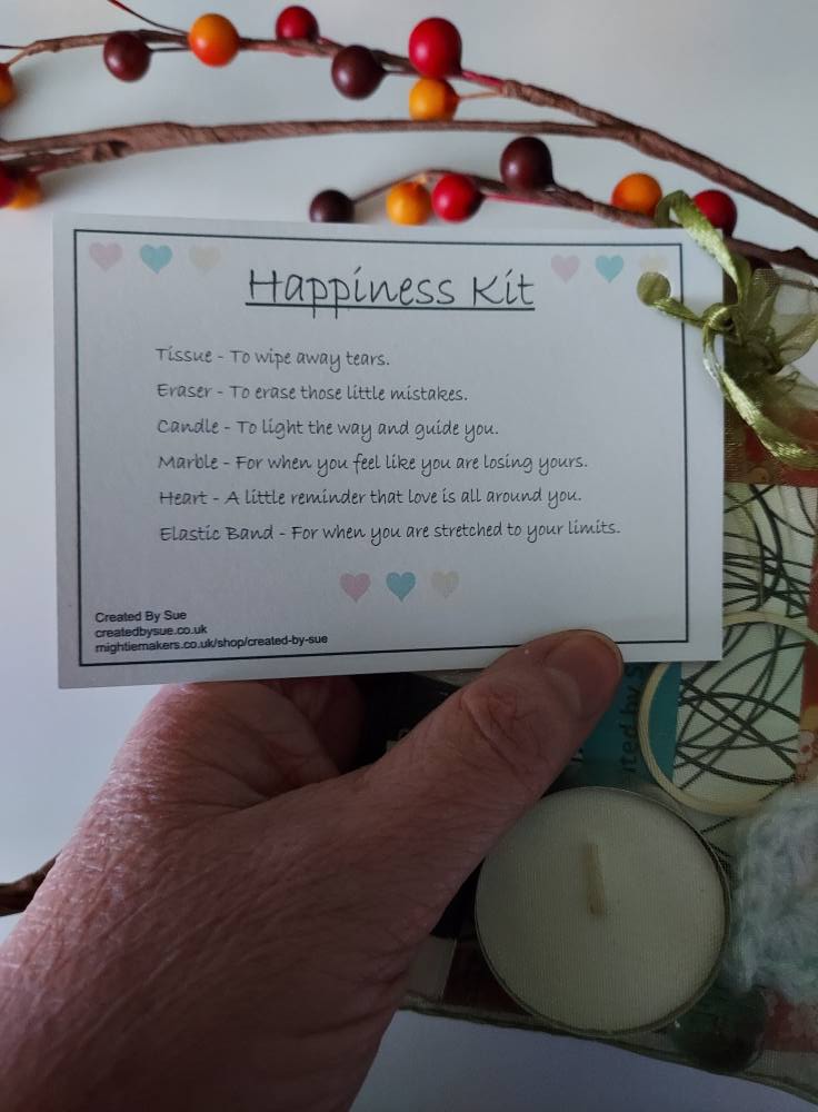 Anxiety/Happiness/Mind & Soul/ Bag of Hugs/Grief novelty symbolic Kindness Kits
