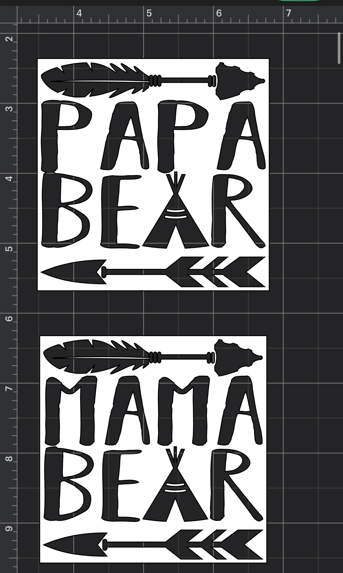 White car decals