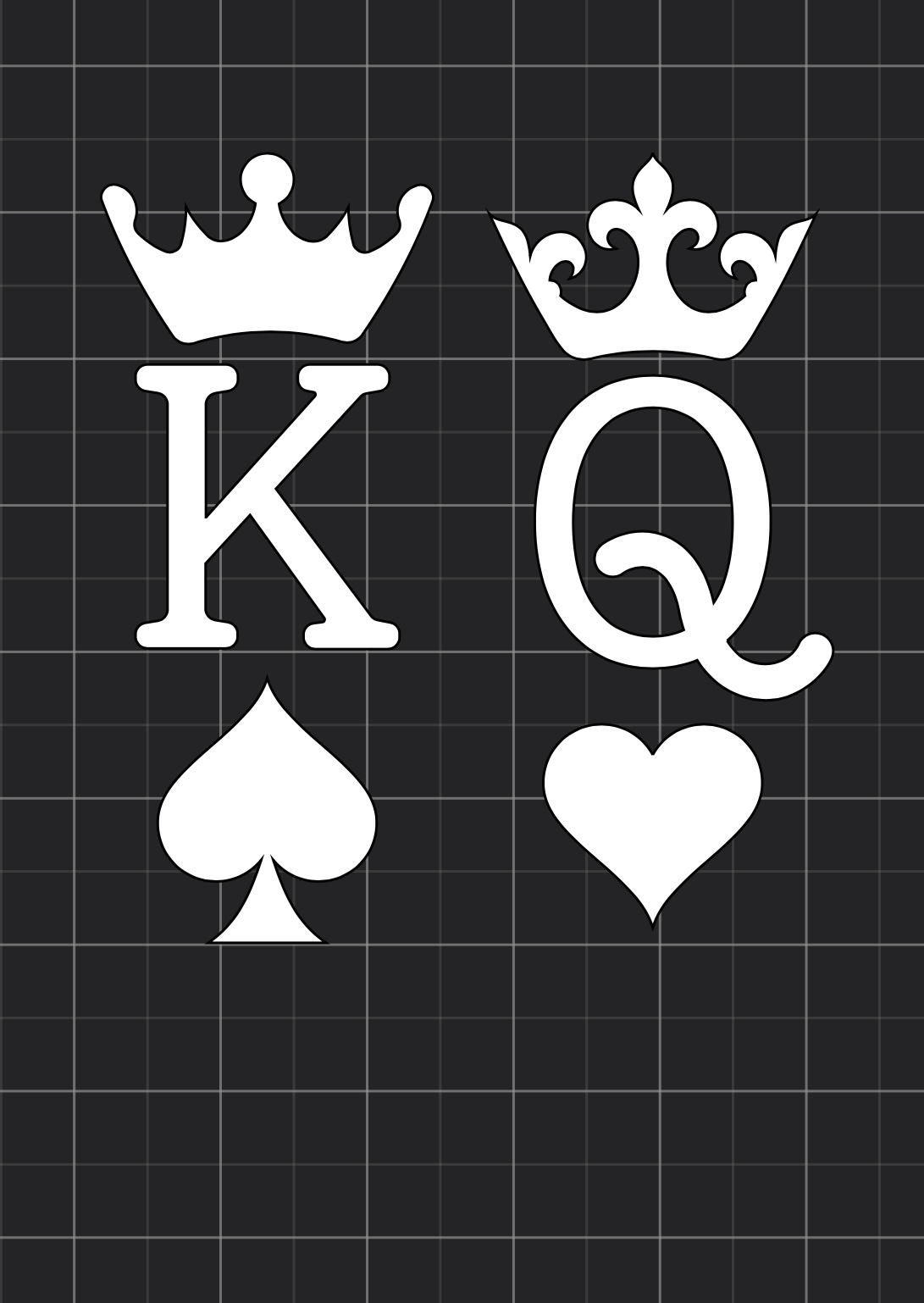 White car decals