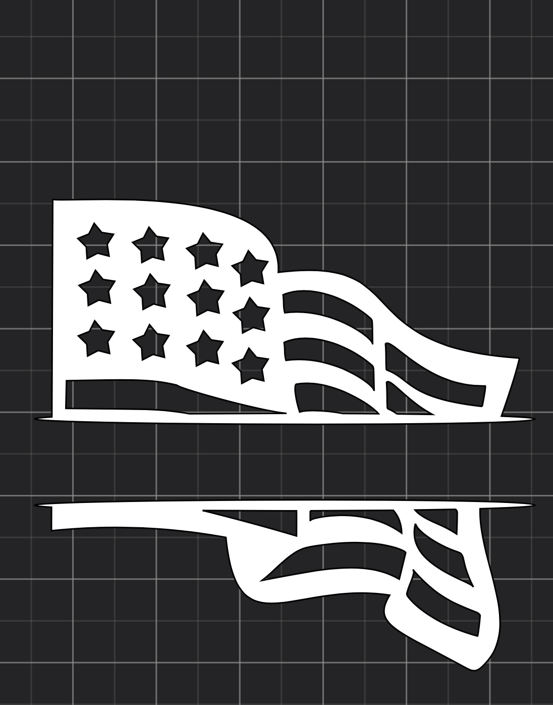 White car decals